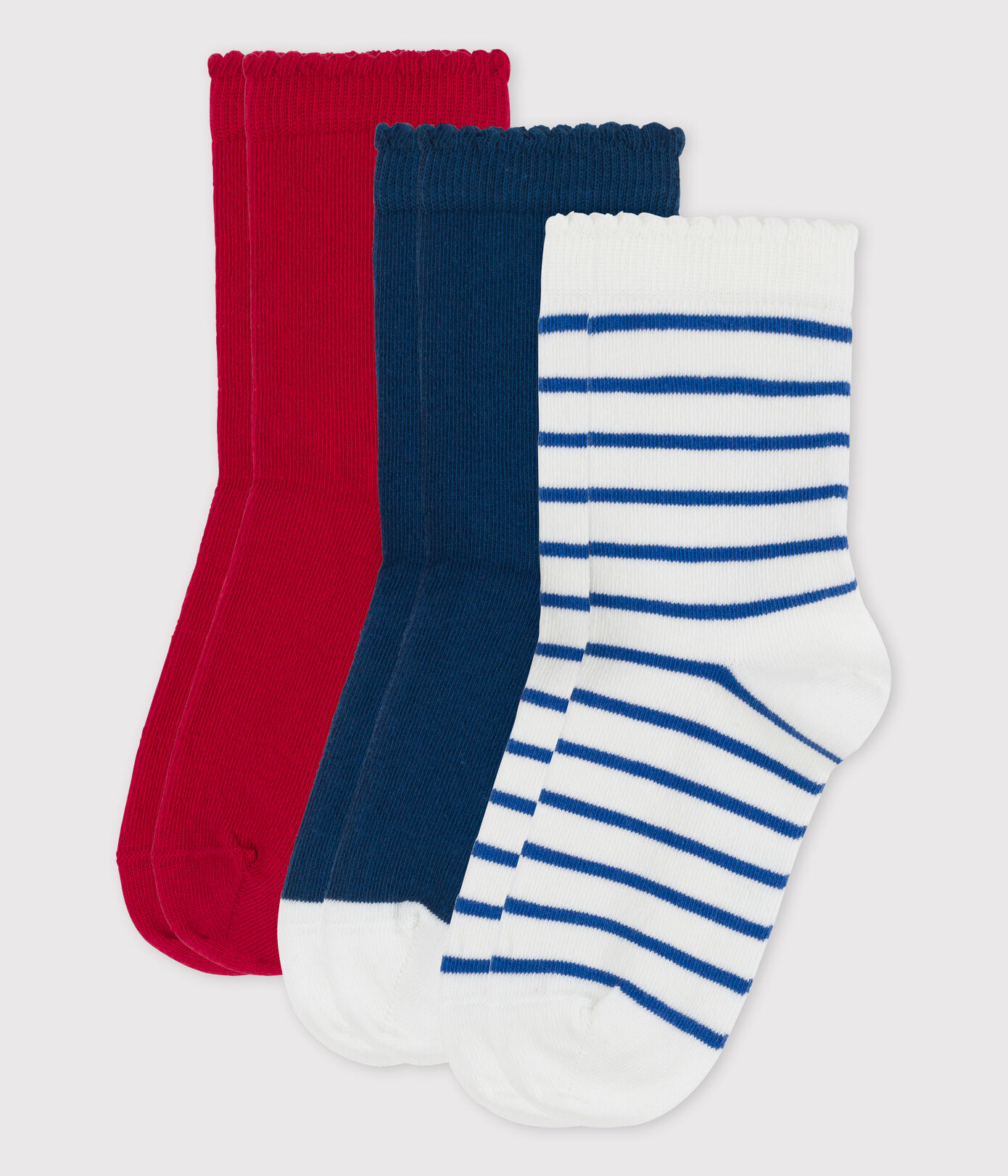 Lot de 3 paires de chaussettes enfant fille