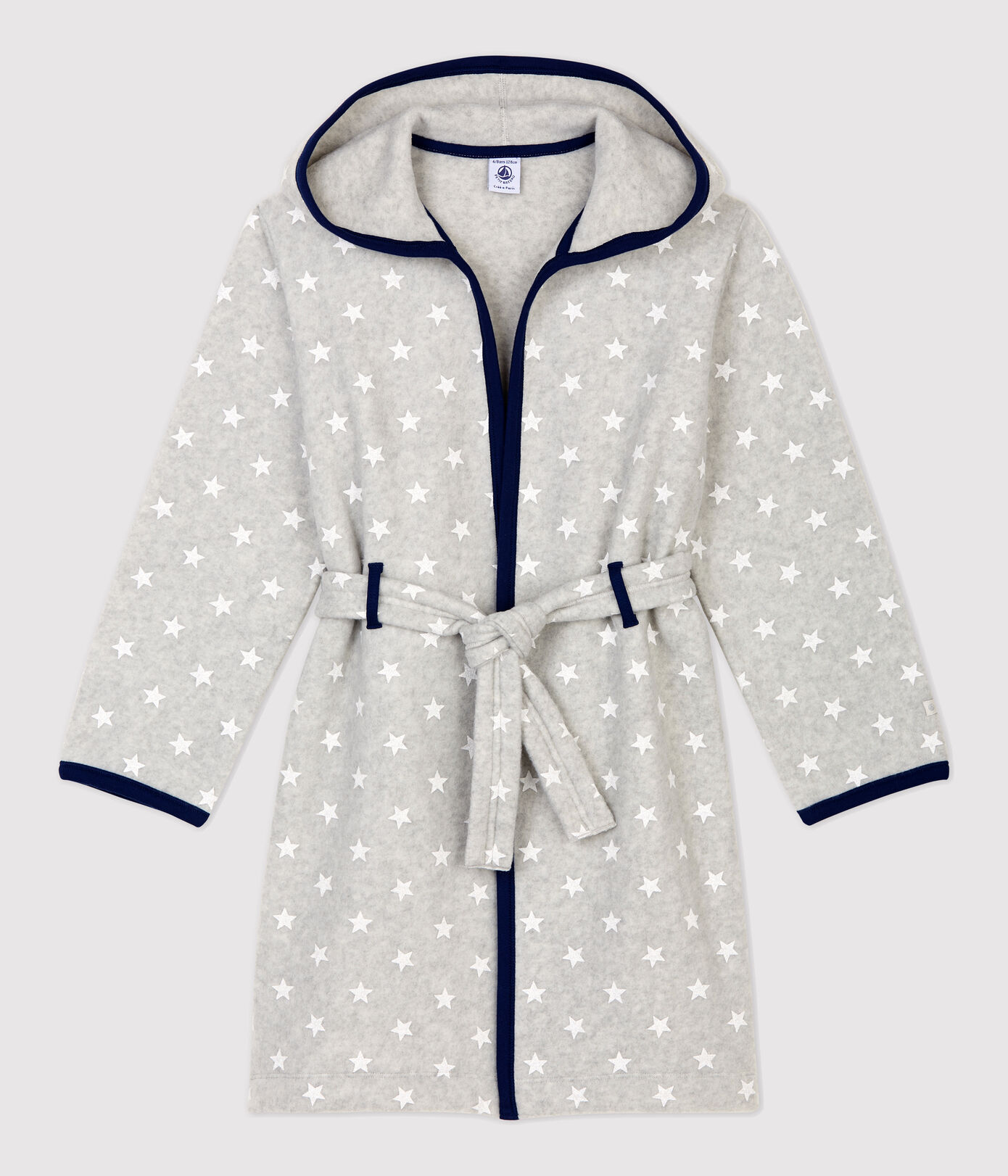 Robe de chambre étoiles petite fille/petit garon en polaire