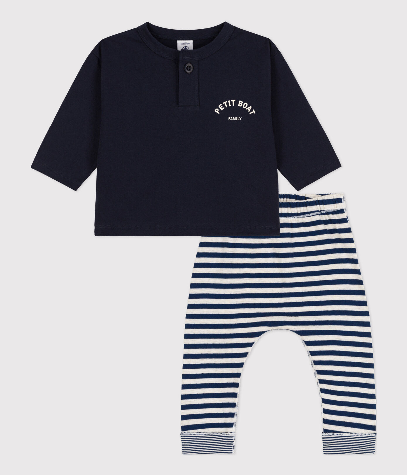 Ensemble cadeau bébé : tee-shirt et pantalon