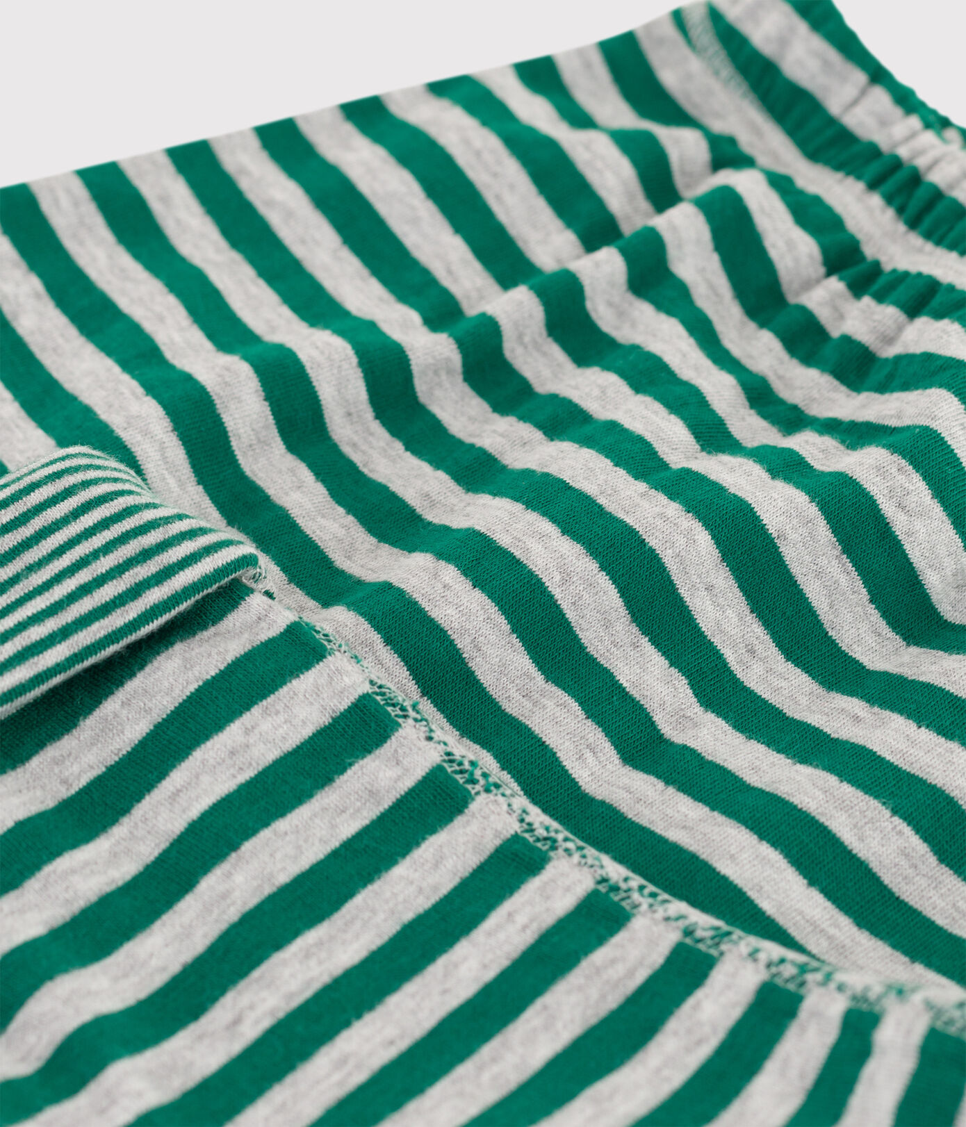 Pantalon bébé rayé en tubique