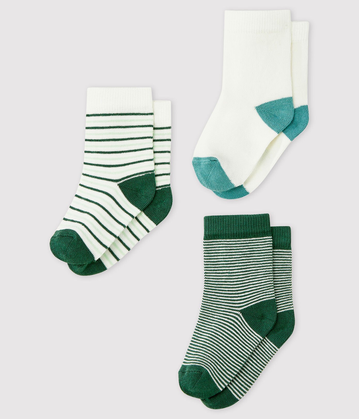 Lot de 3 chaussettes bébé garon