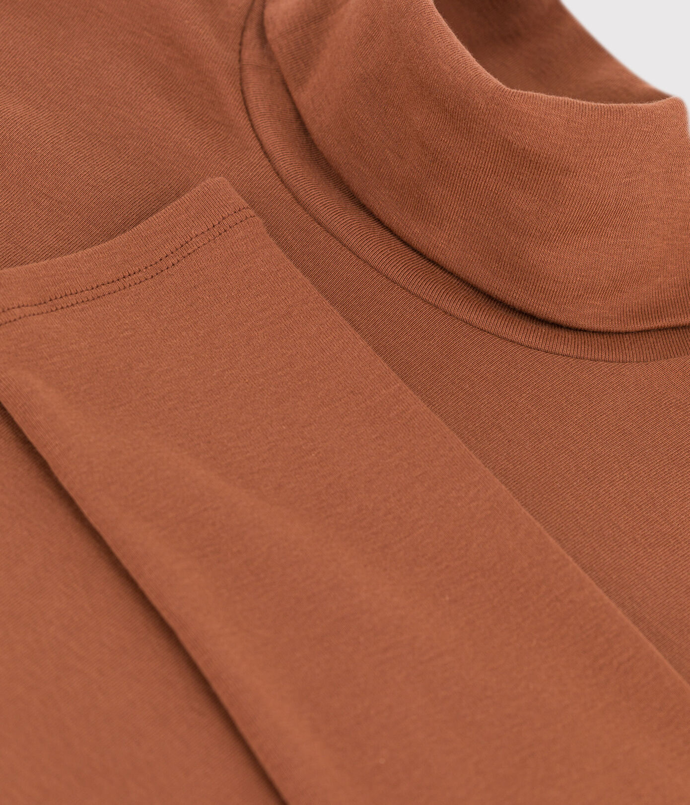 Tee-shirt col roulé L'ICONIQUE en coton Femme