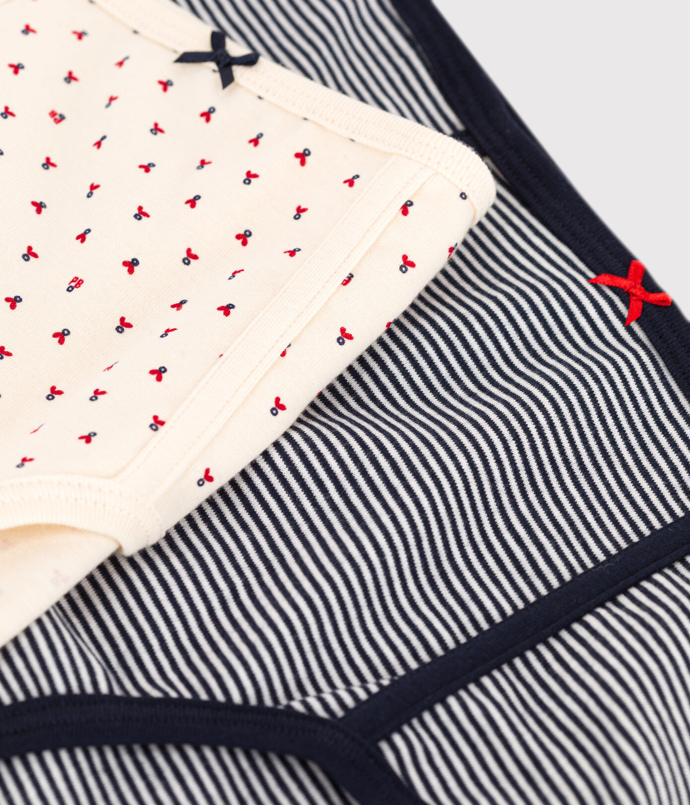 Lot 2 culottes taille haute en coton Femme