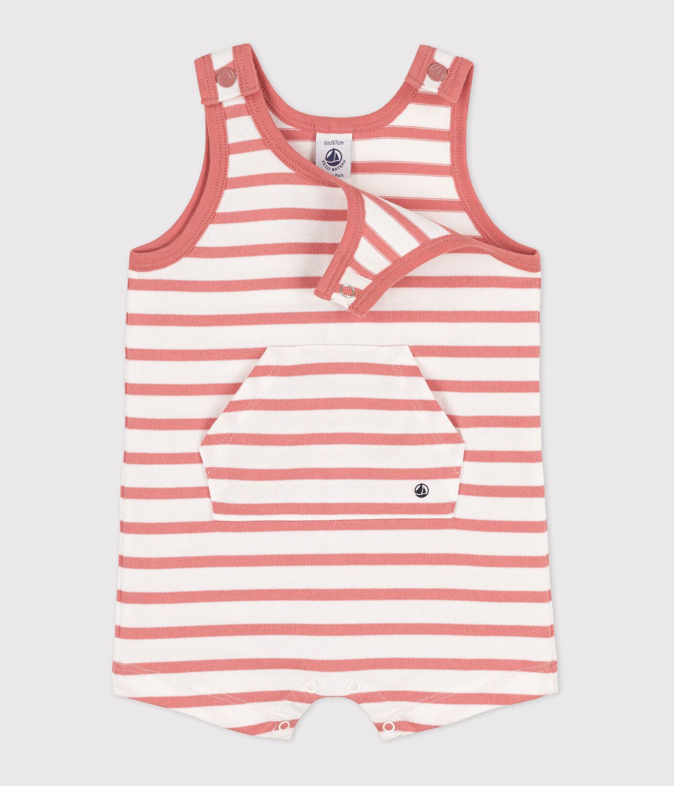 Combinaison courte bébé en jersey épais