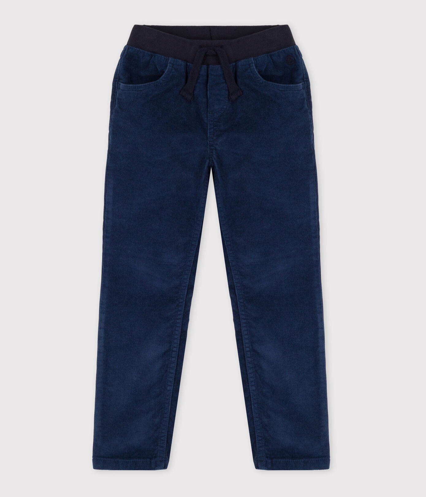 Pantalon droit en velours moyen enfant fille / garon
