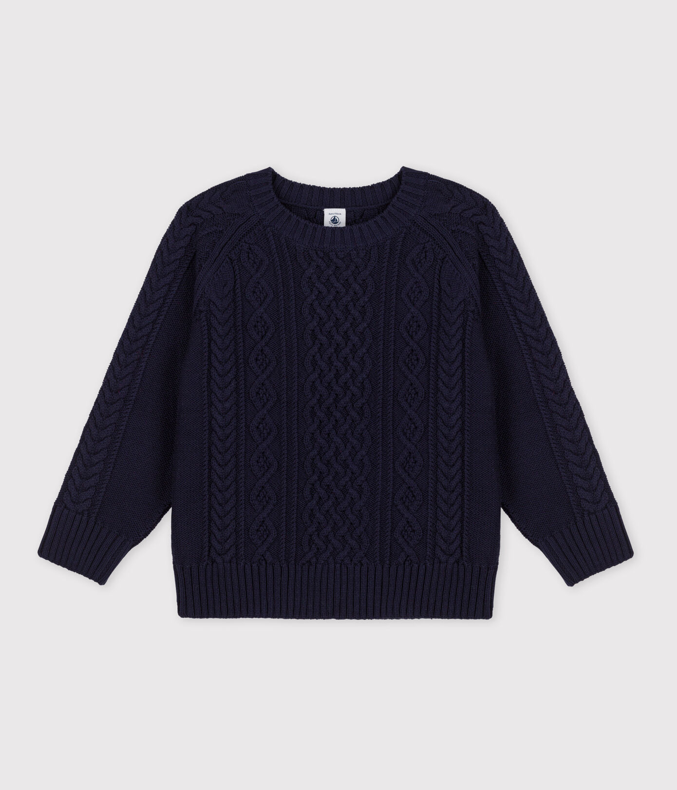 Pull irlandais en coton enfant fille / garon