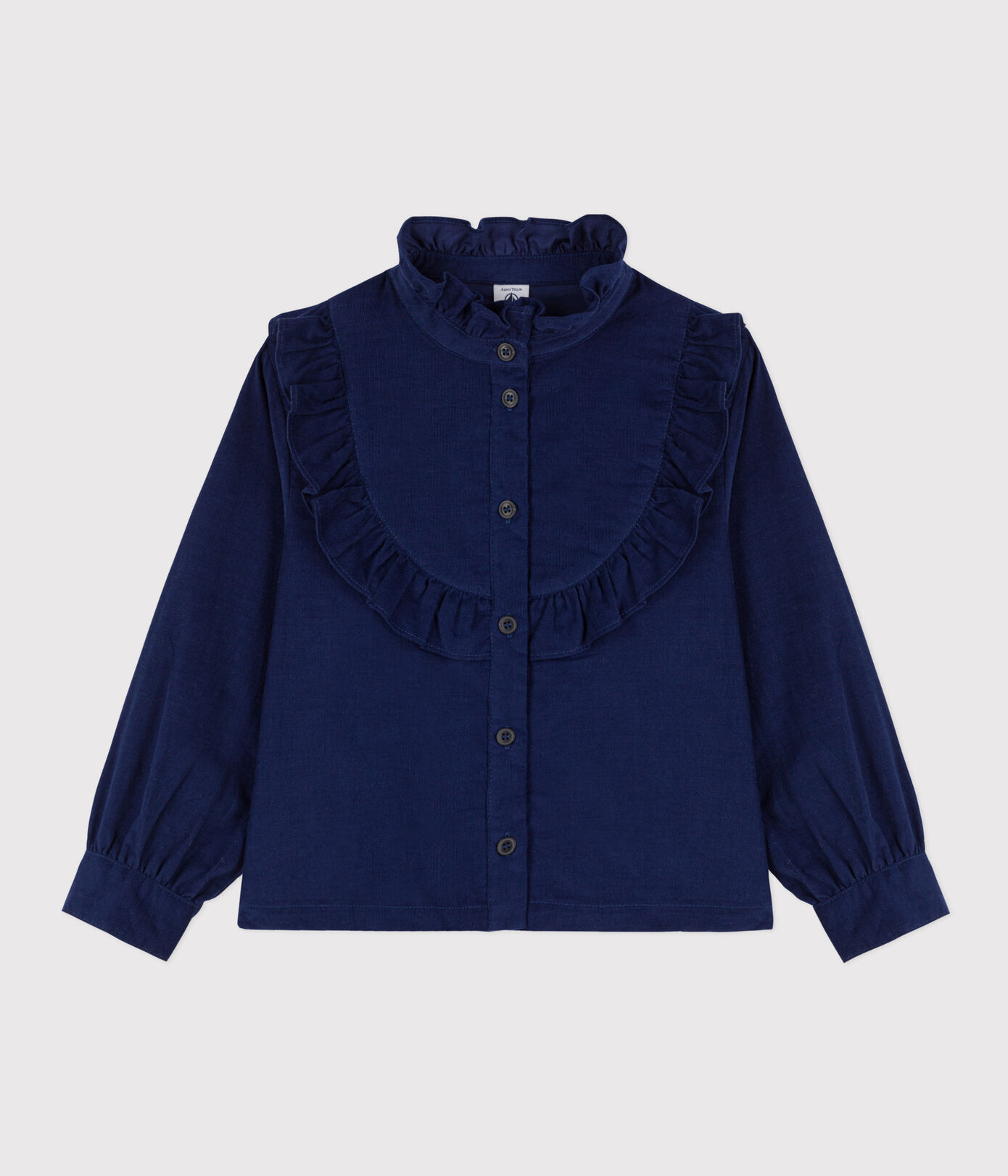 Blouse en velours fin enfant fille