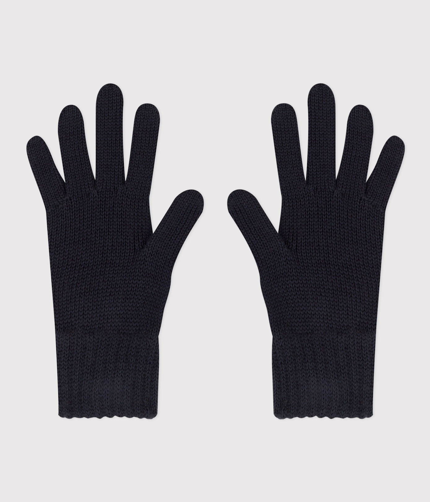 Gants en tricot doublé en polaire enfant garon-fille
