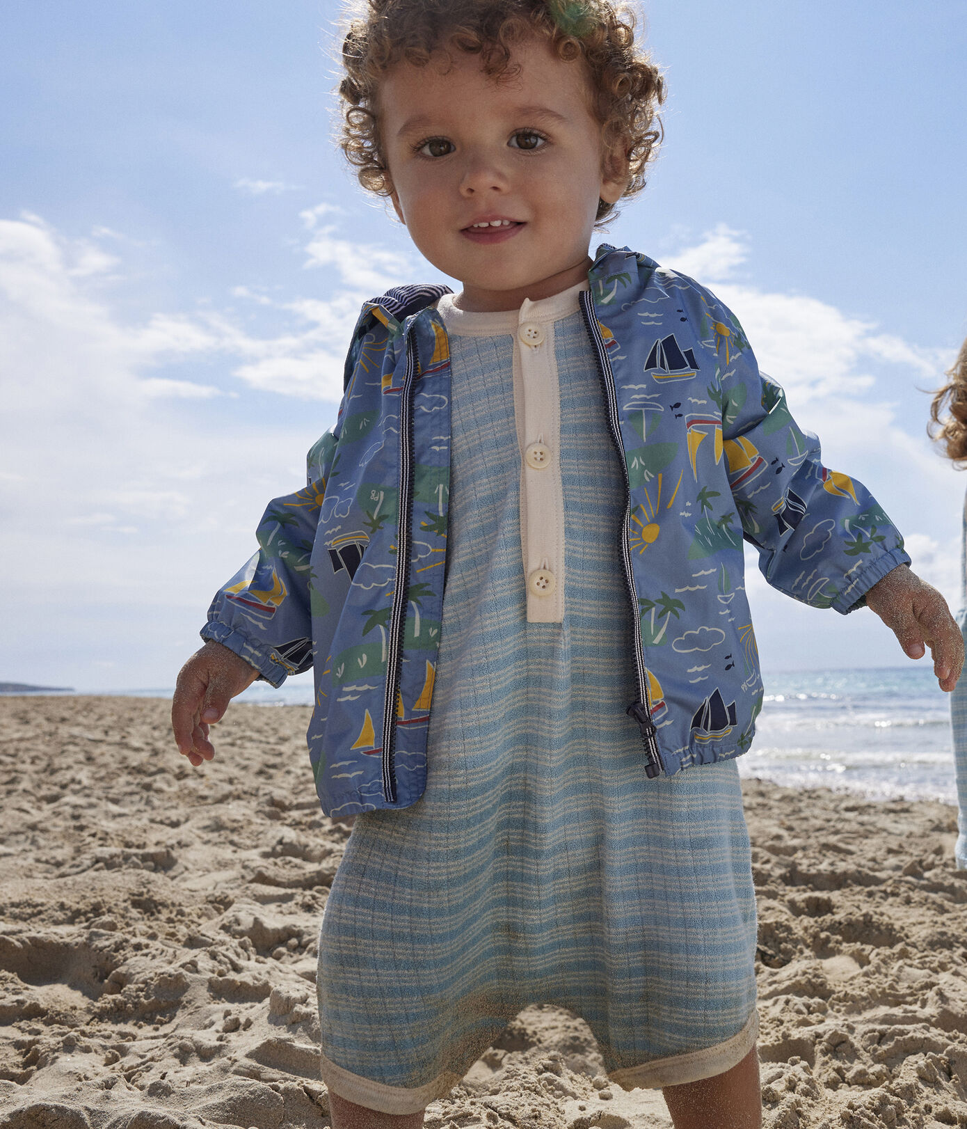 Coupe-vent bébé en polyester recyclé bébé