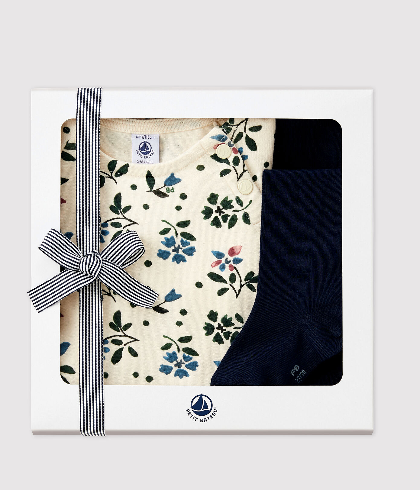 Coffret cadeau robe et collants enfant fille