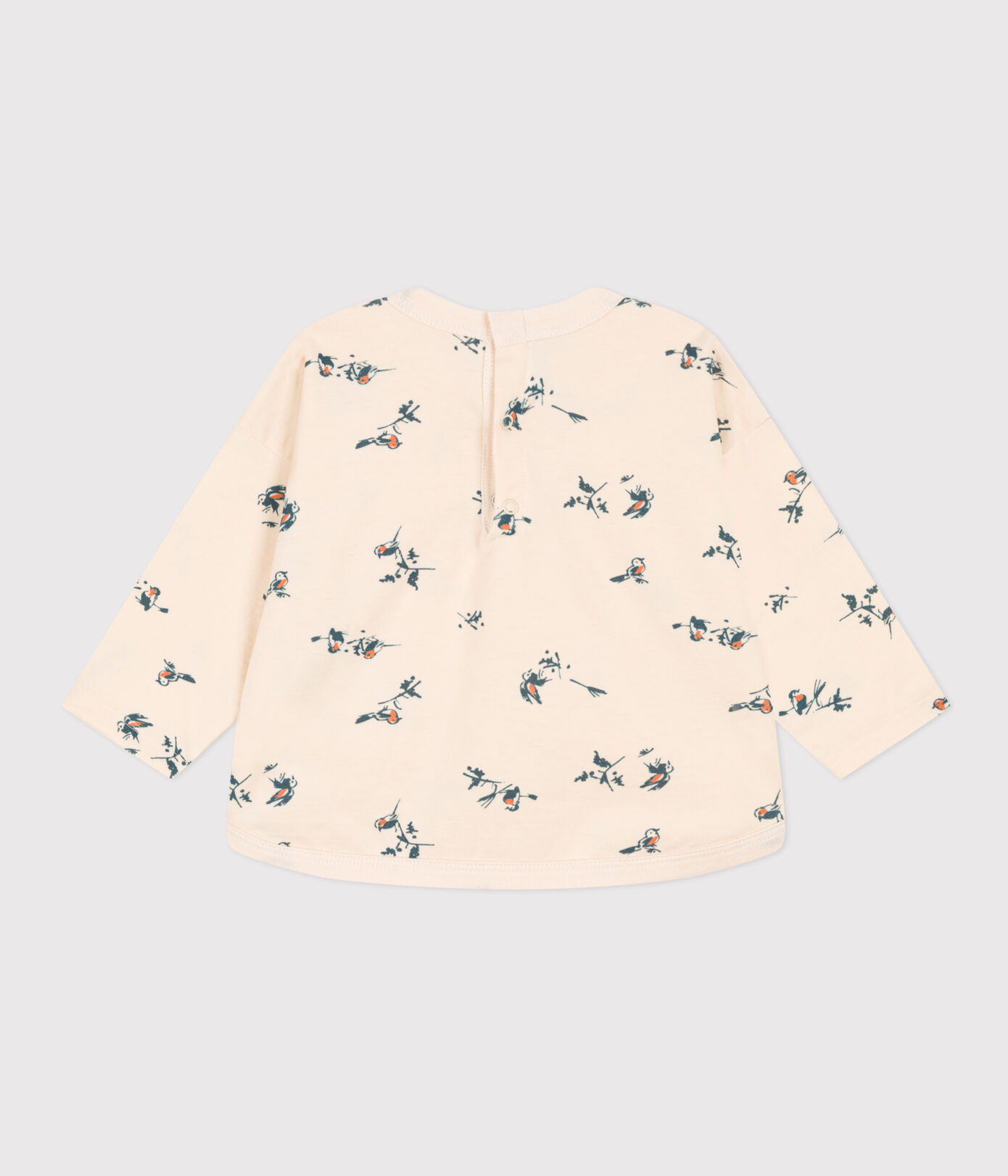 Tee-shirt manches longues en jersey imprimé bébé