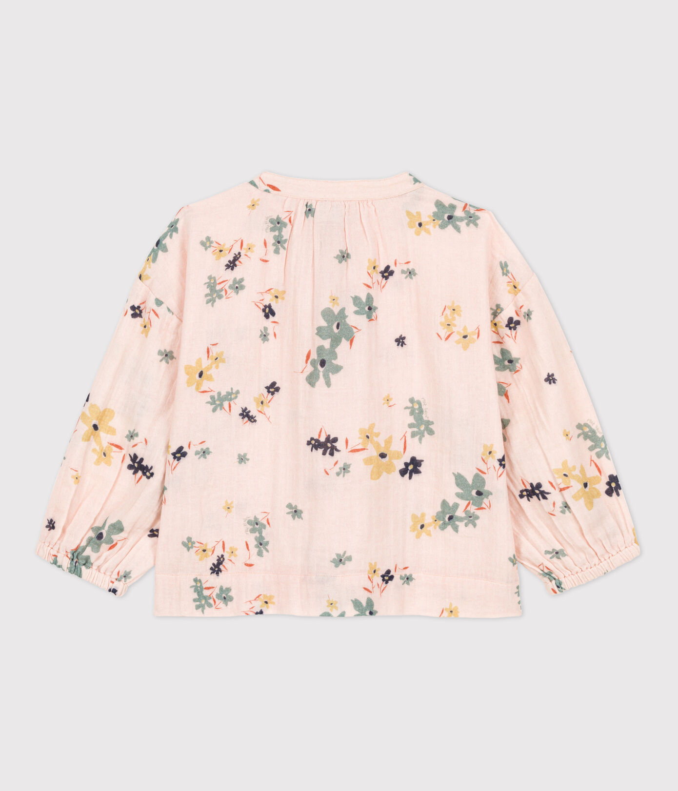 Blouse imprimée en gaze de coton enfant fille