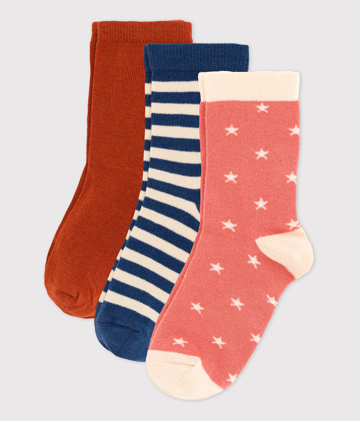 Lot de 3 paires de chaussettes enfant fille