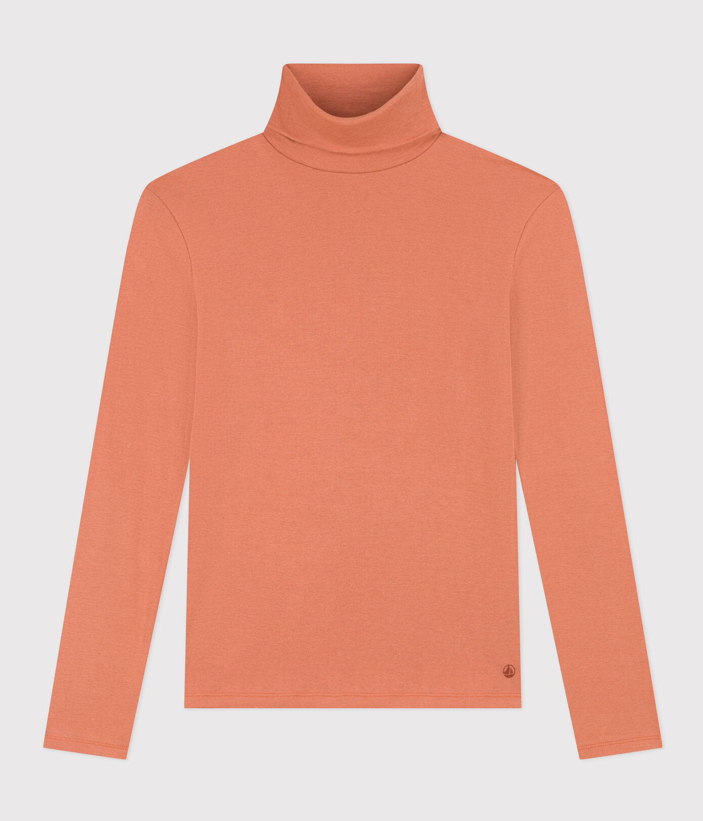 Tee-shirt col roulé L'ICONIQUE en coton Femme