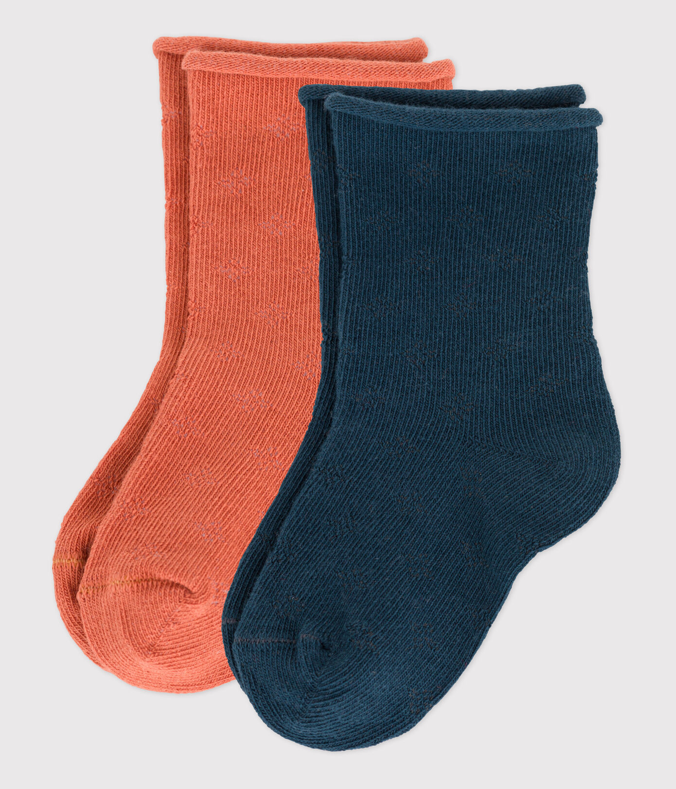 Lot de 2 paires de chaussettes ajourées bébé