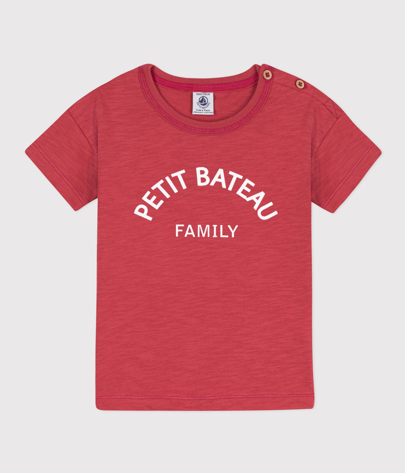 Tee-shirt imprimé en coton enfant garon