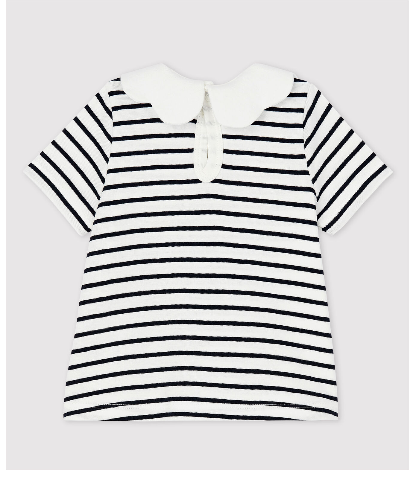 Blouse manches courtes en coton bébé fille