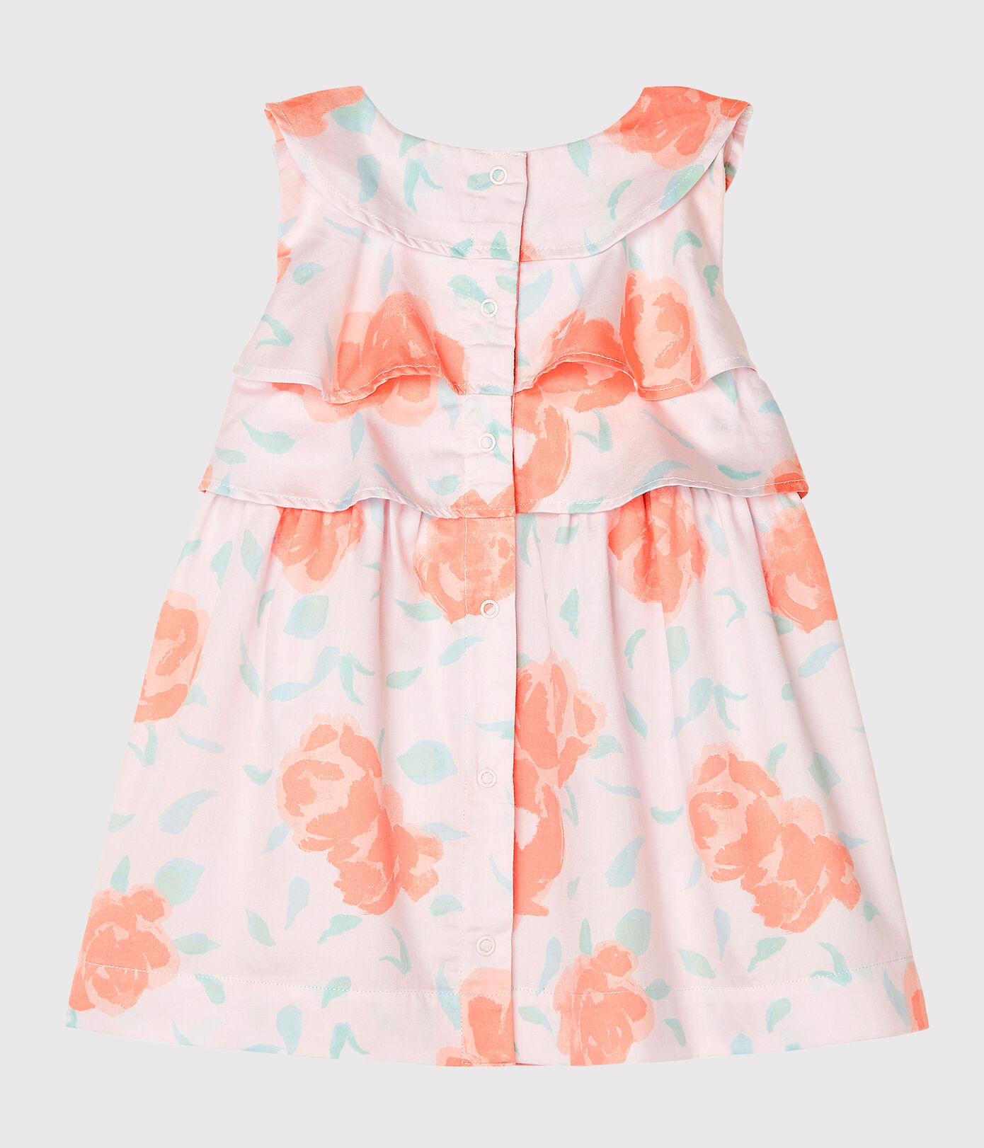 Robe bébé fille en coton imprimé