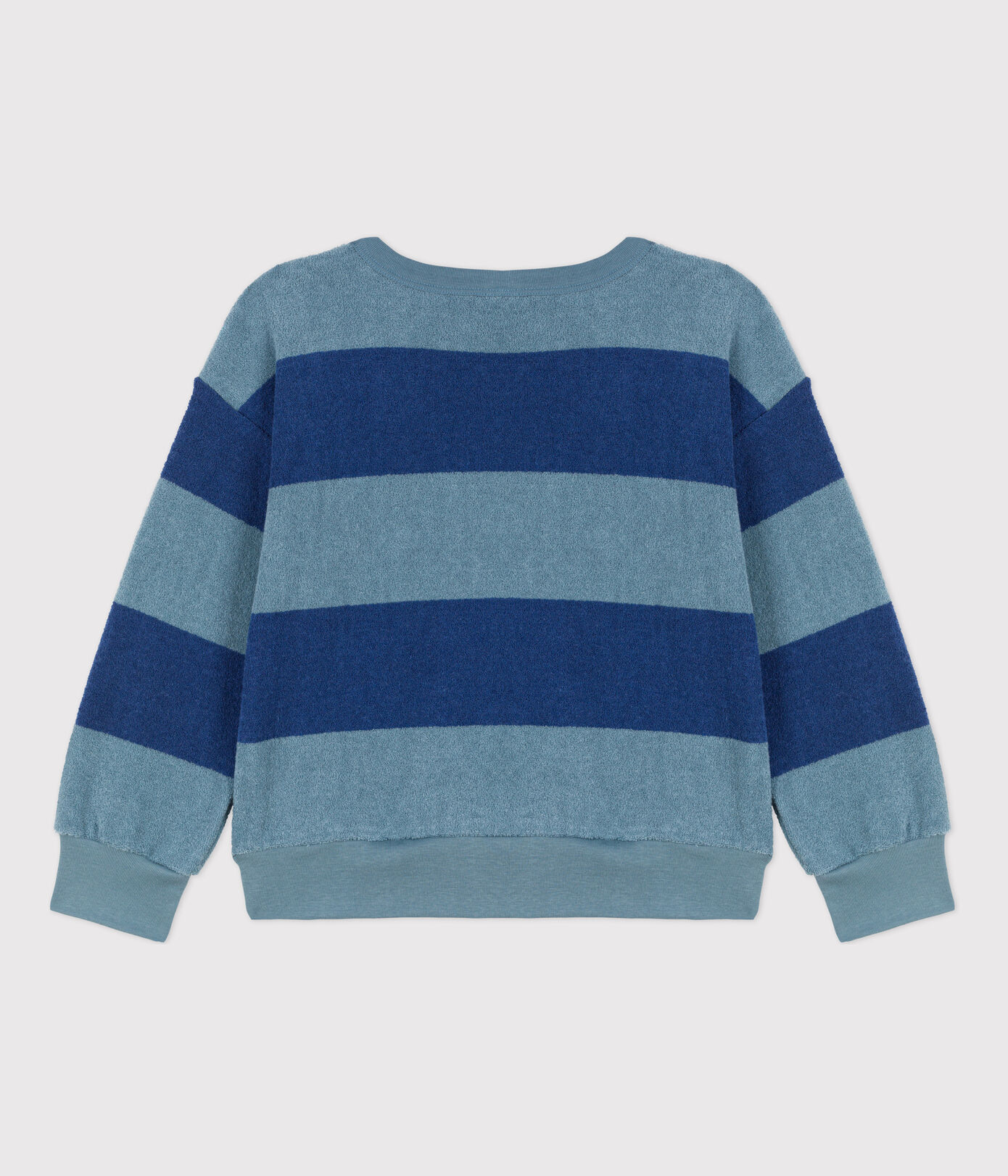 Sweatshirt en bouclette éponge enfant fille / garon
