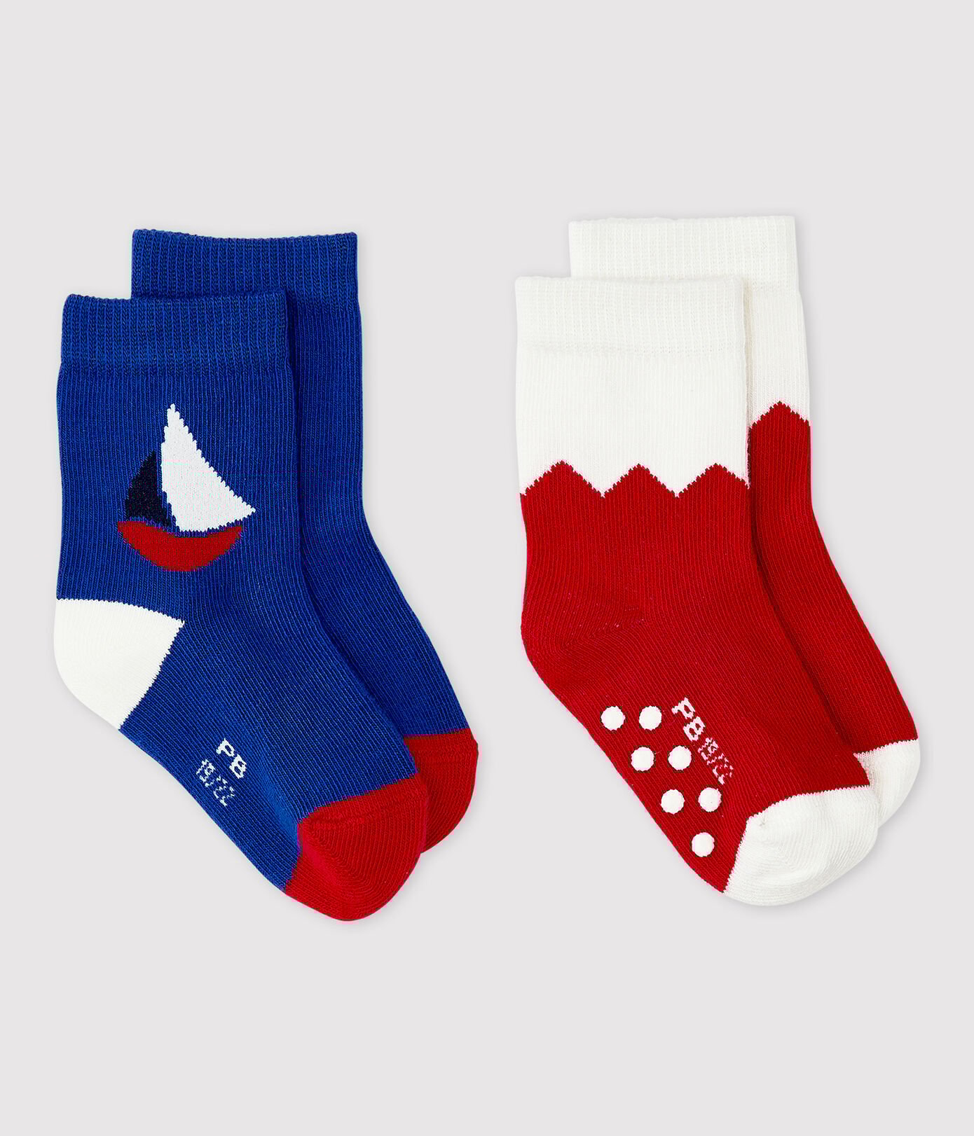 Lot de 2 chaussettes à motif bébé garon