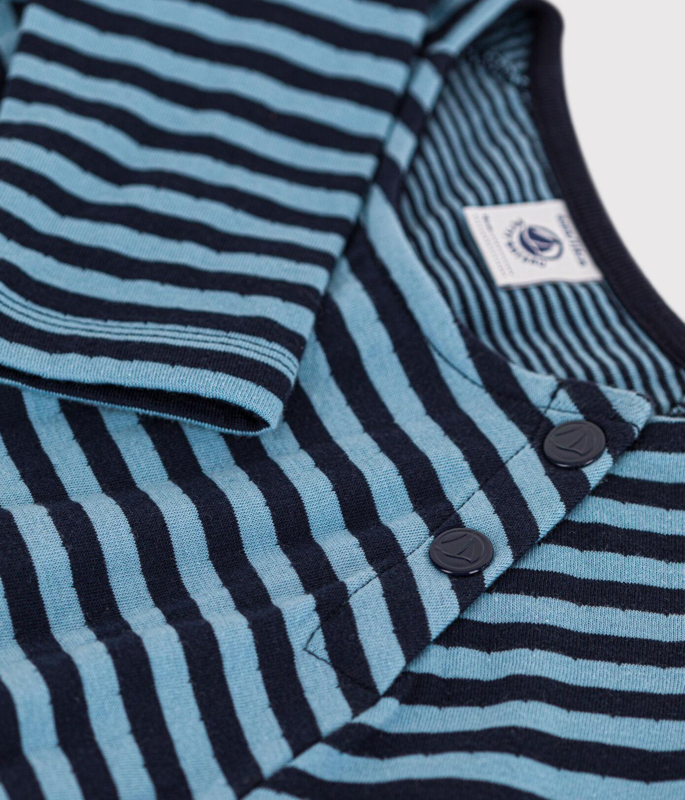 Robe manches longues en tubique à rayures enfant fille