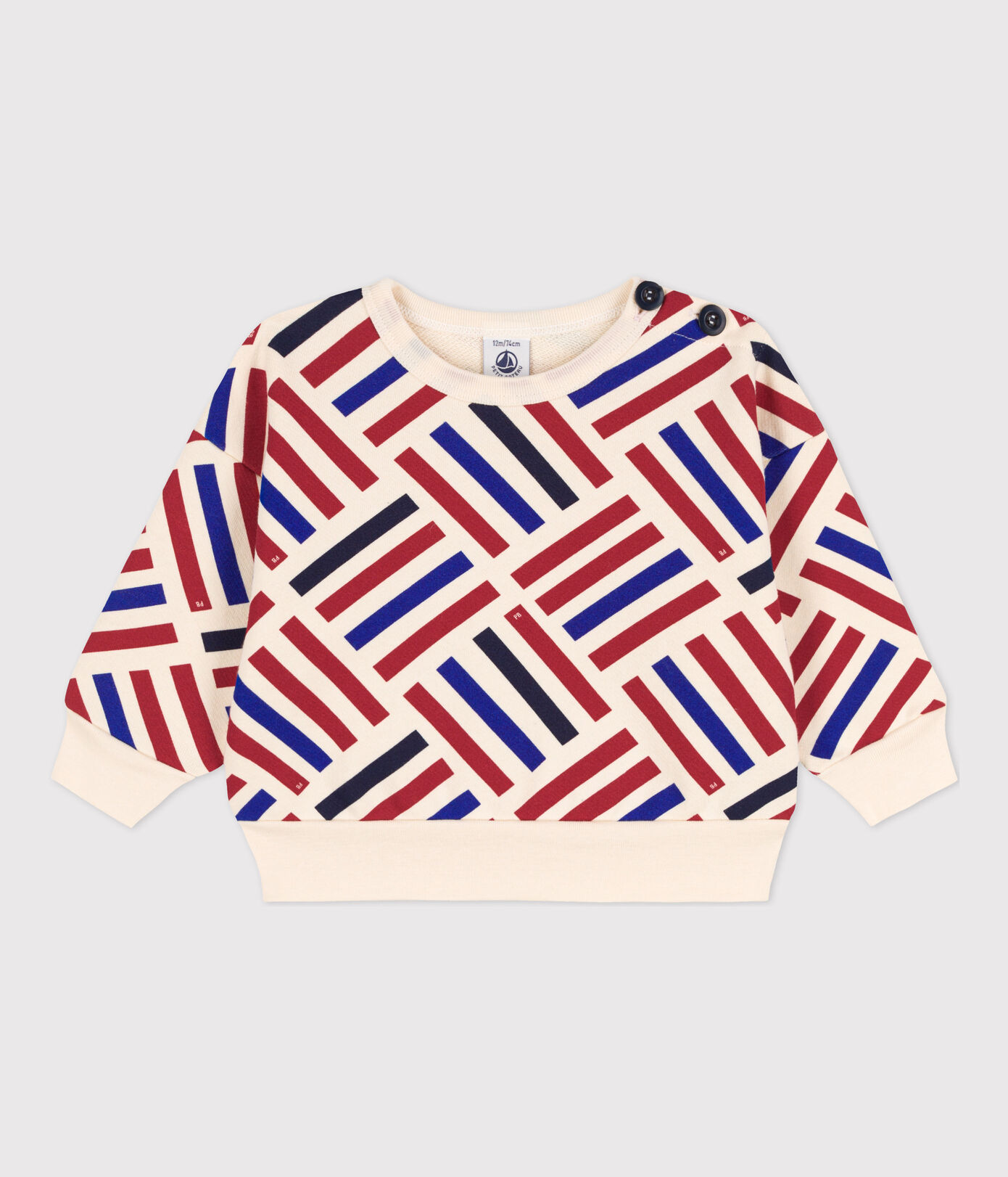 Sweatshirt bébé imprimé graphique en molleton