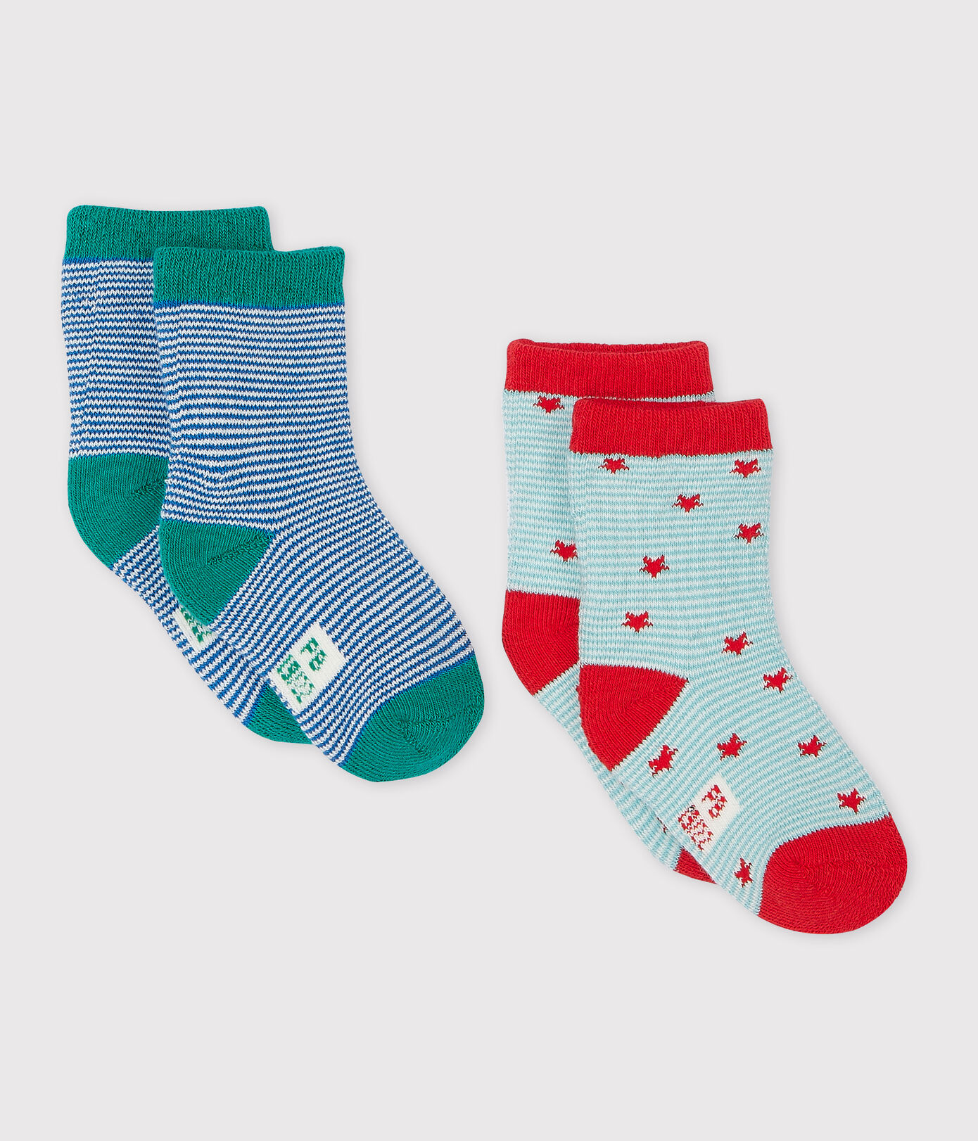 Lot de 2 paires de chaussettes bébé