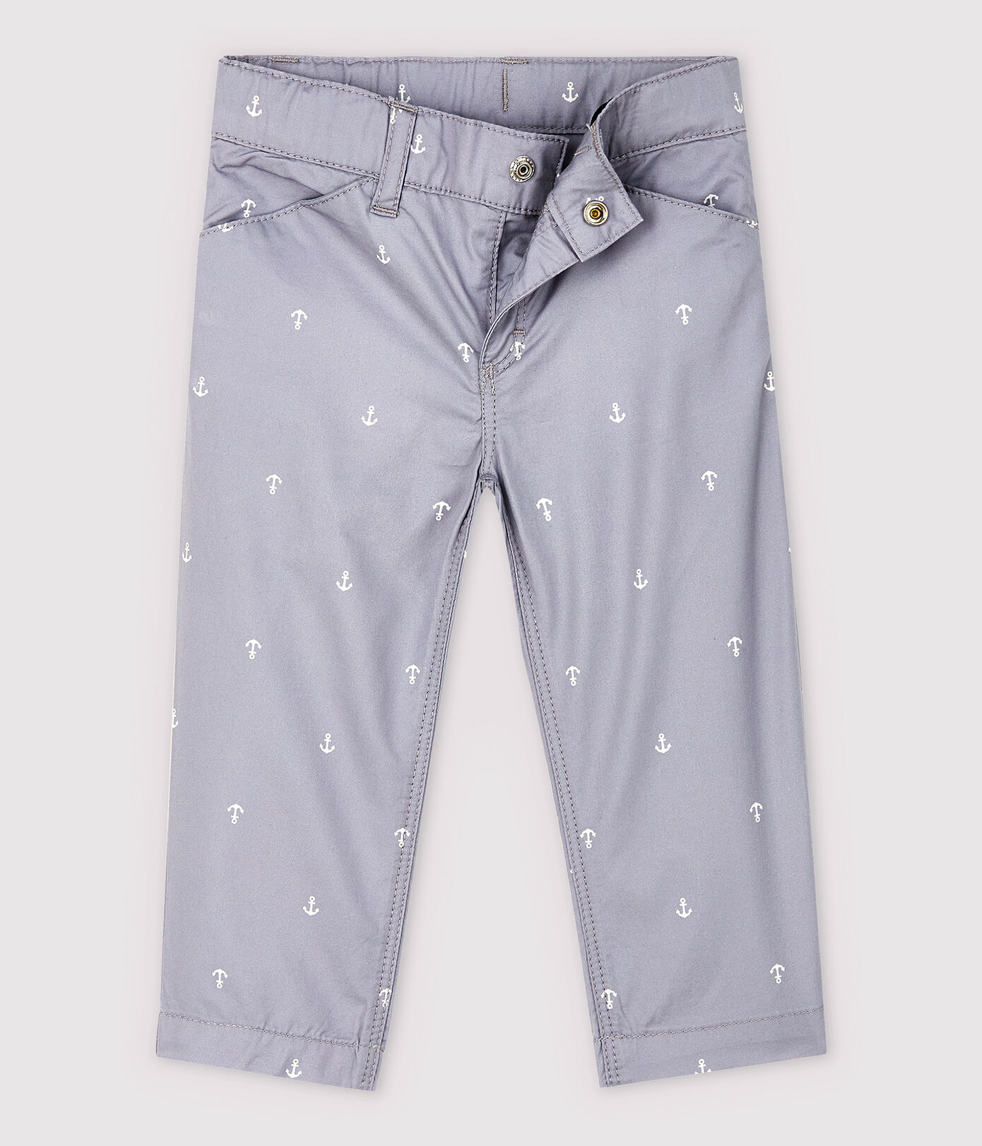 Pantalon en twill en brodé bébé garon