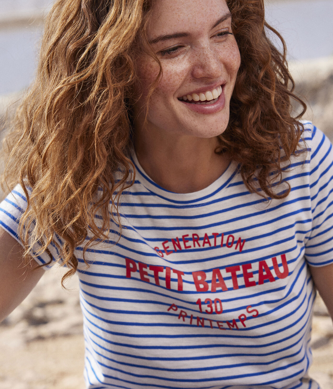 Tee-shirt LE DROIT 130 ans col rond en coton Femme