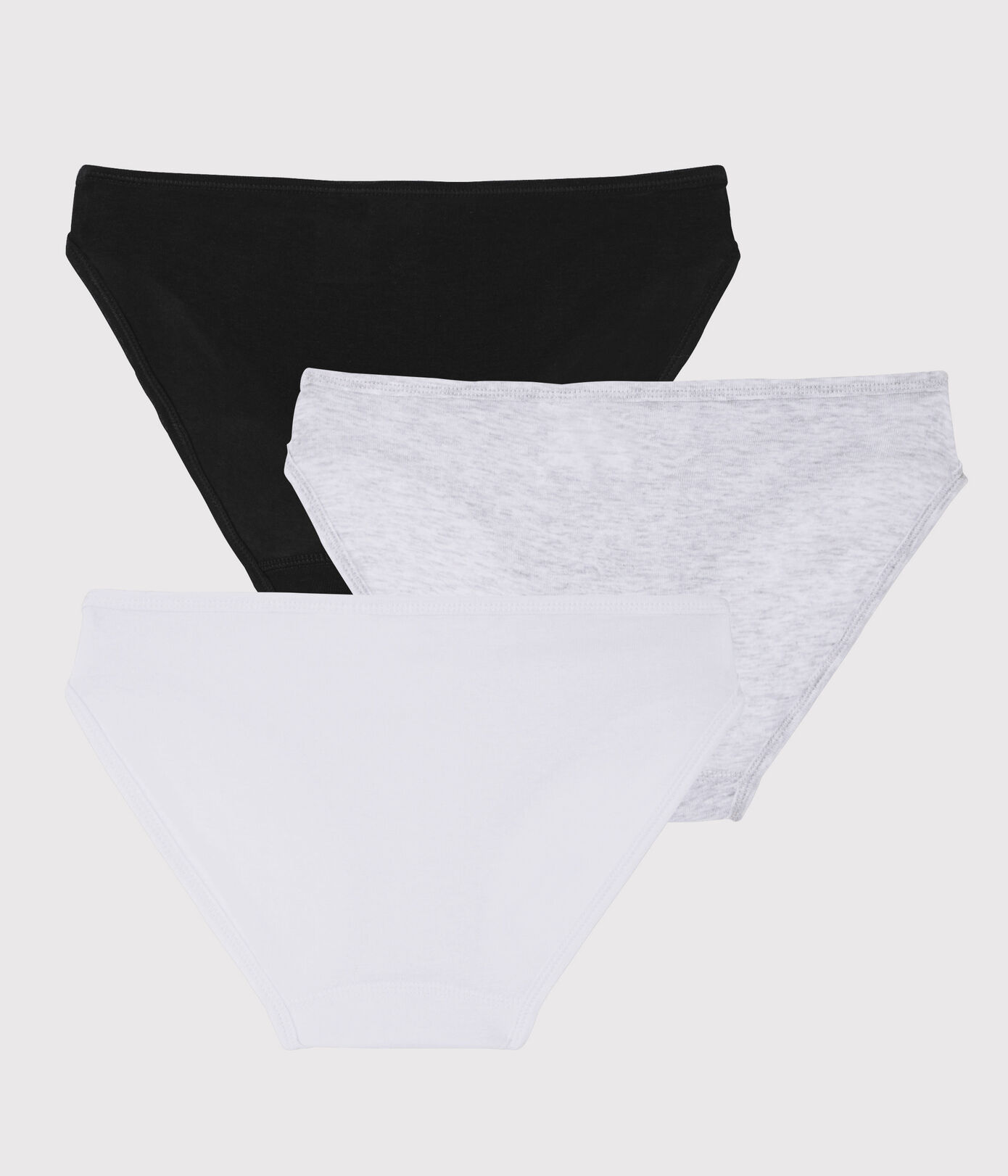 Lot 3 culottes en coton fin Femme