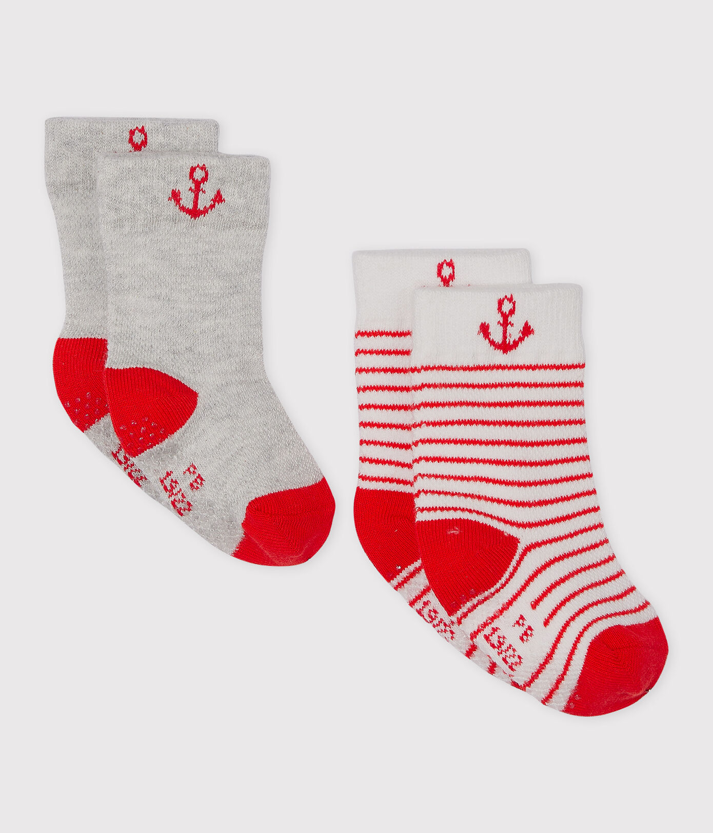 Lot de 2 paires de chaussettes bébé garon