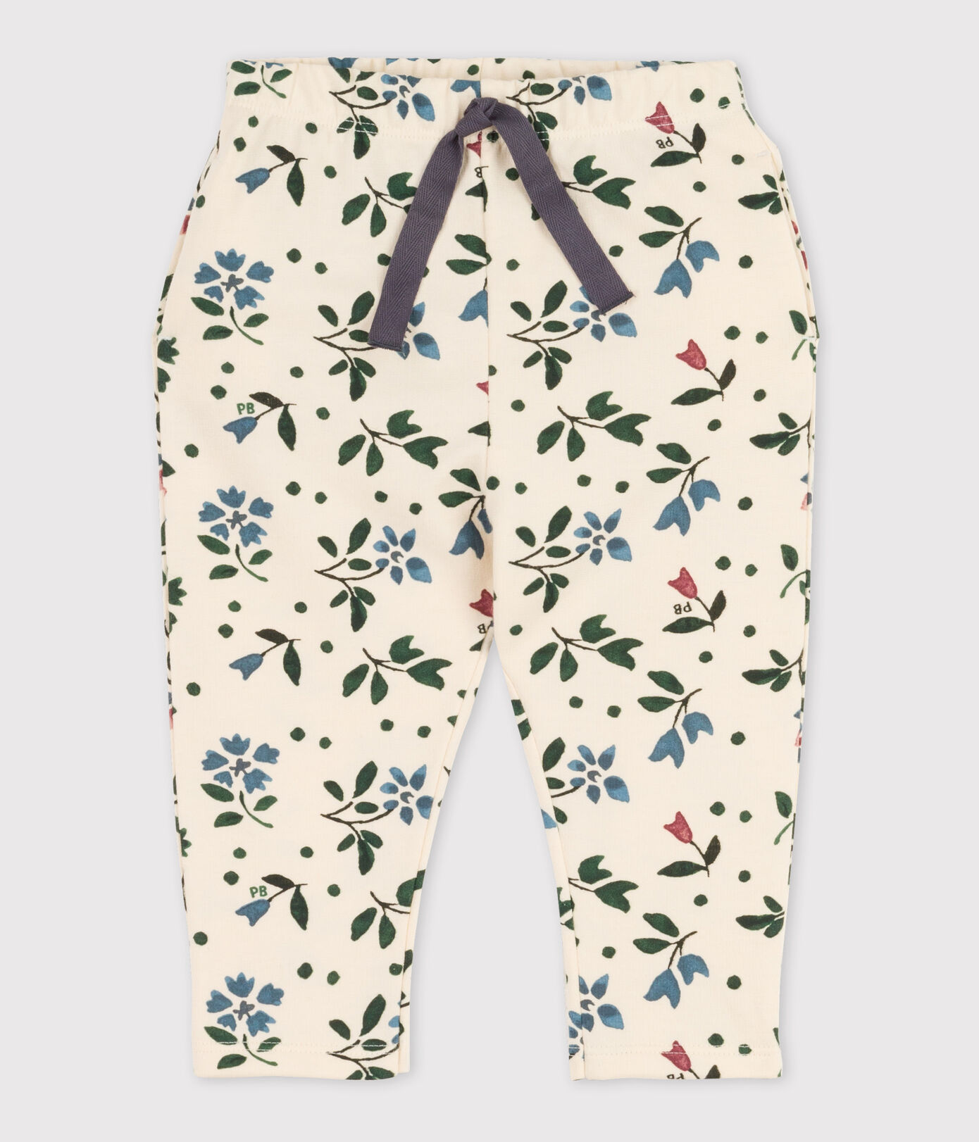 Pantalon bébé imprimé en molleton