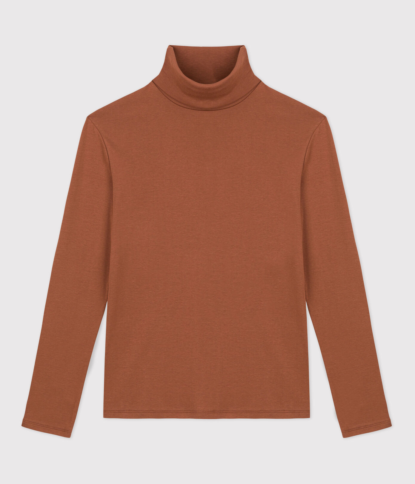 Tee-shirt col roulé L'ICONIQUE en coton Femme