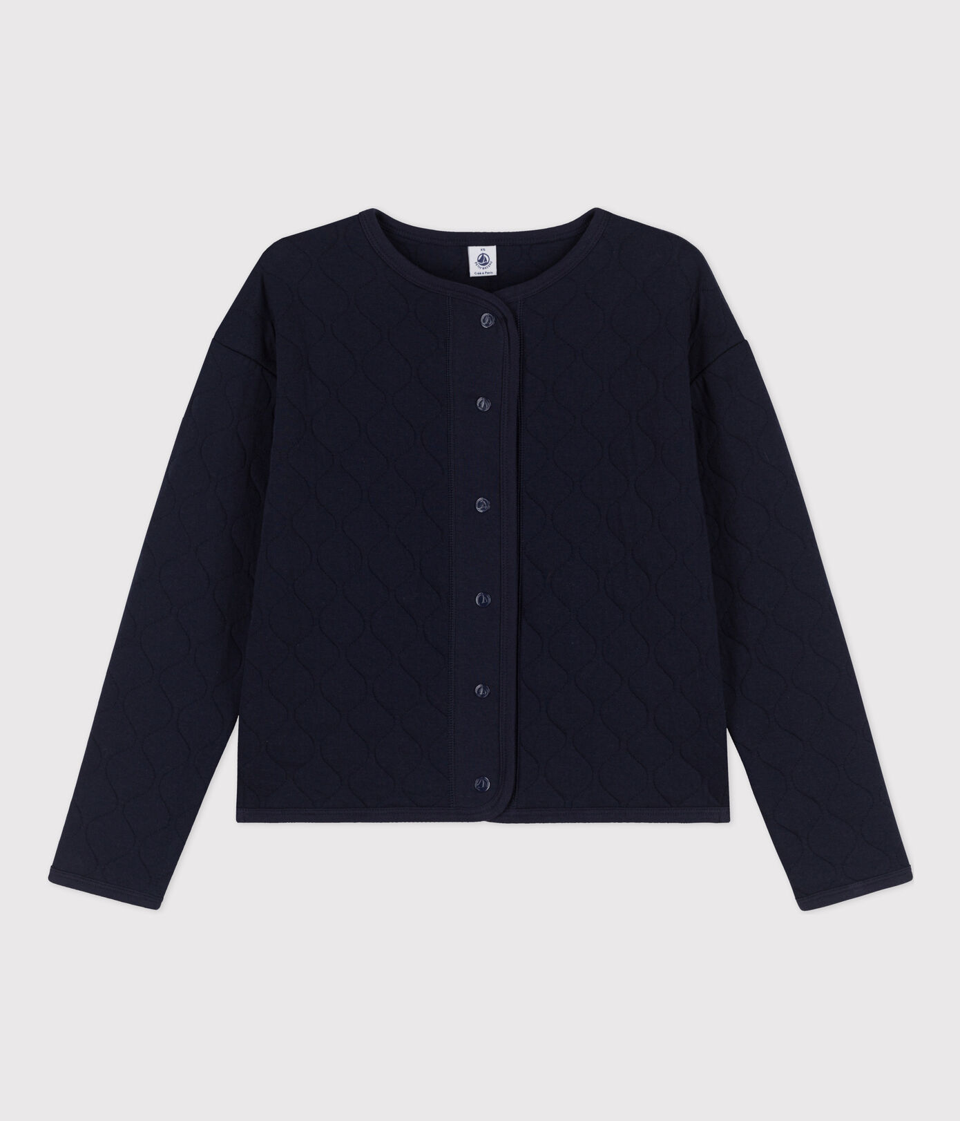 Cardigan en tubique matelassé Femme