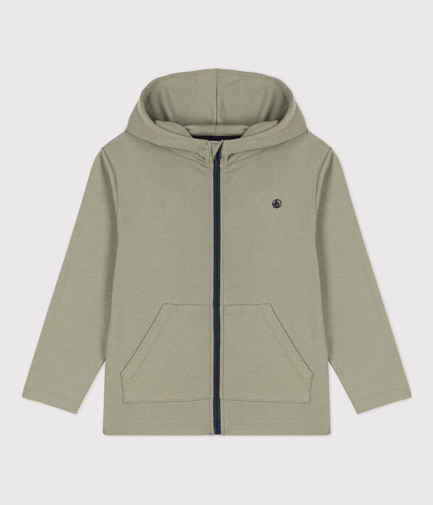 Sweatshirt zippé à capuche enfant garon