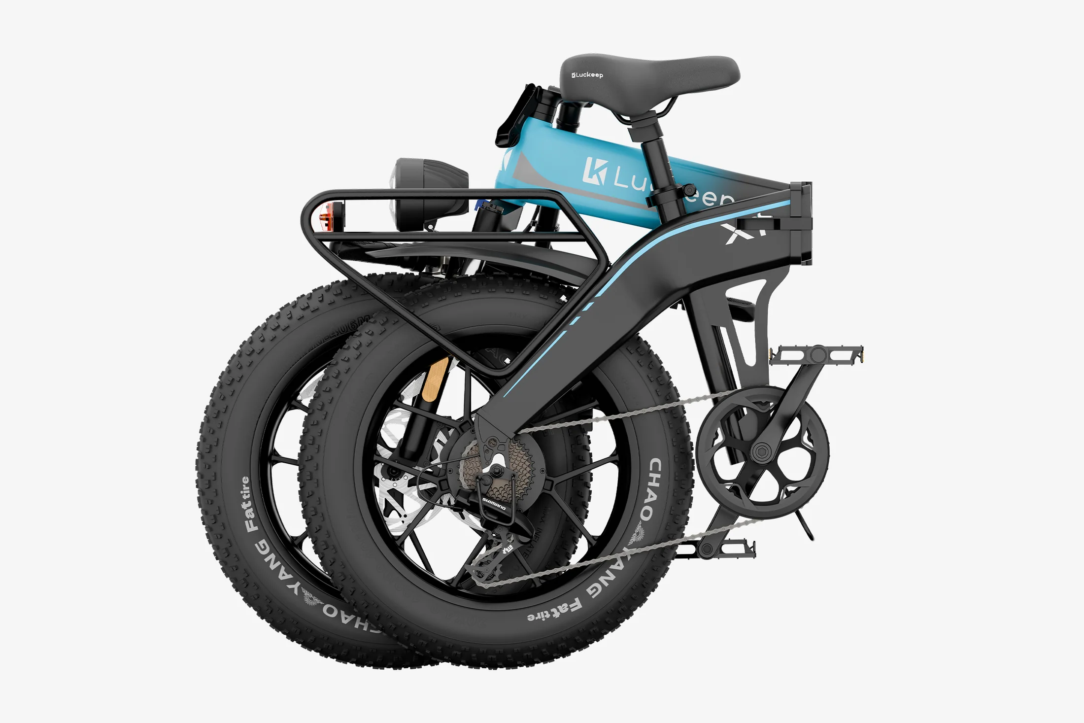 🔥 Luckeep X1 Folding eBike｜1200W Motor｜48V15Ah Battery｜28 MPH (45 km/h) Top Speed｜Long Range｜Off-Road｜Compact & Foldable