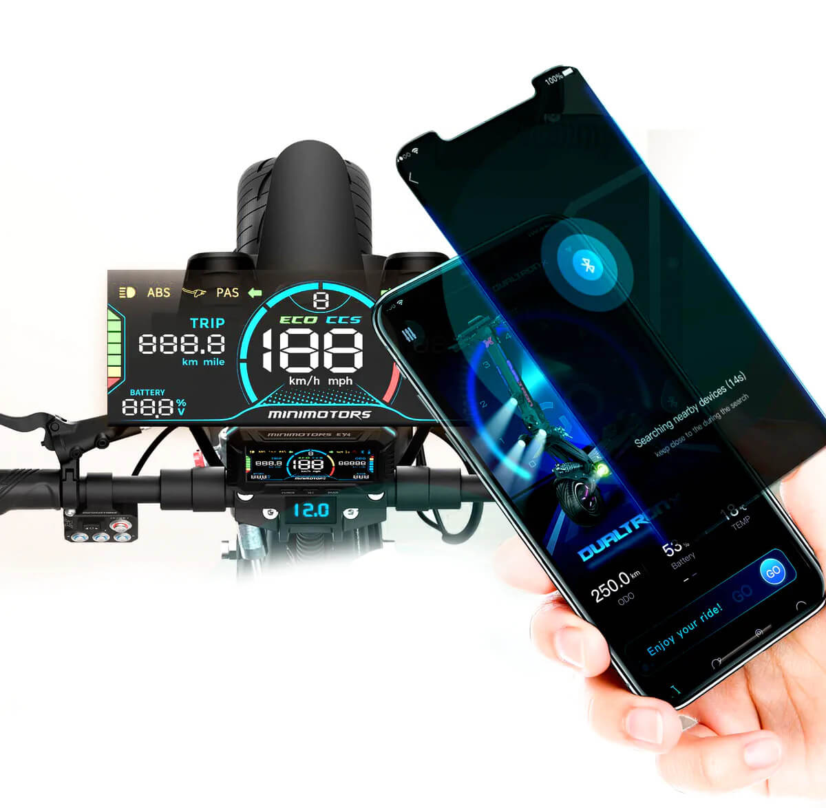 🚀Dualtron Thunder 2 (EY4) High Performance Electric Scooter | ✅72V Dual Motor, Up to 130 km Range | Smart Large Display 🖥