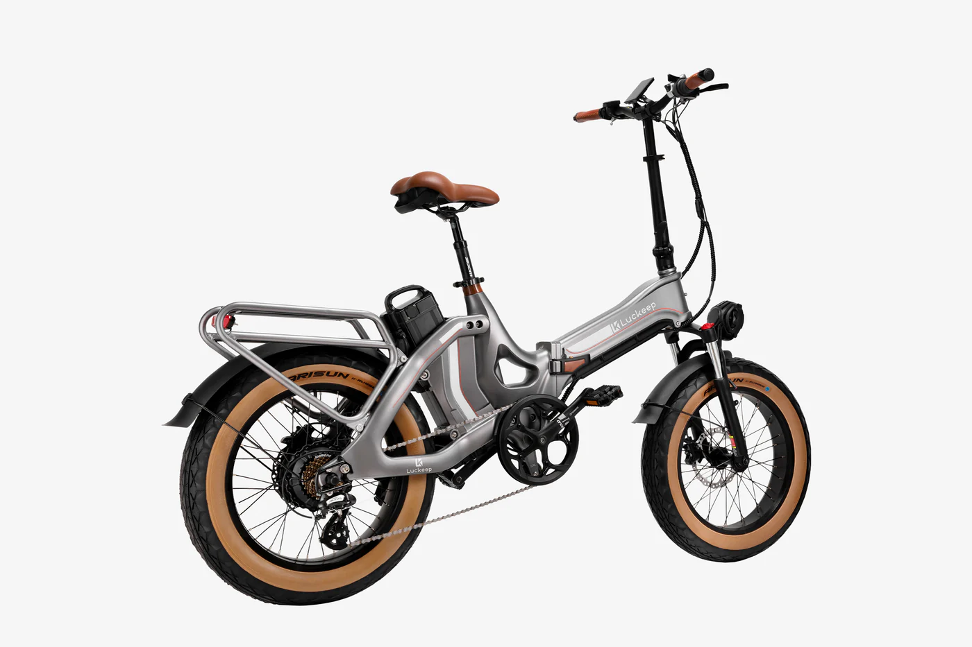 🔥 Luckeep X1 Folding eBike｜1200W Motor｜48V15Ah Battery｜28 MPH (45 km/h) Top Speed｜Long Range｜Off-Road｜Compact & Foldable