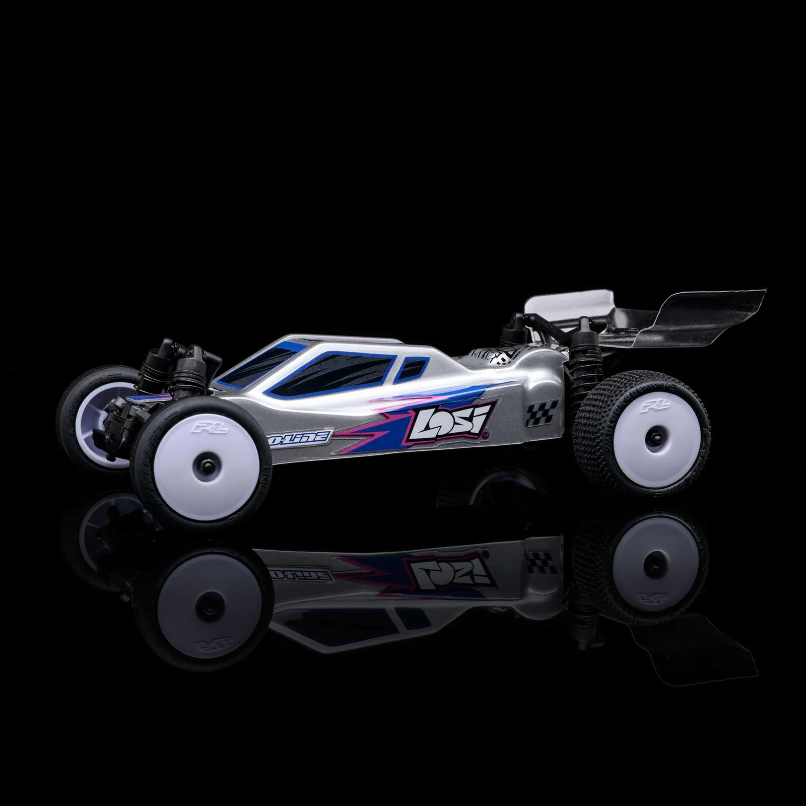 LOSI 2WD  MICRO-B SILVER