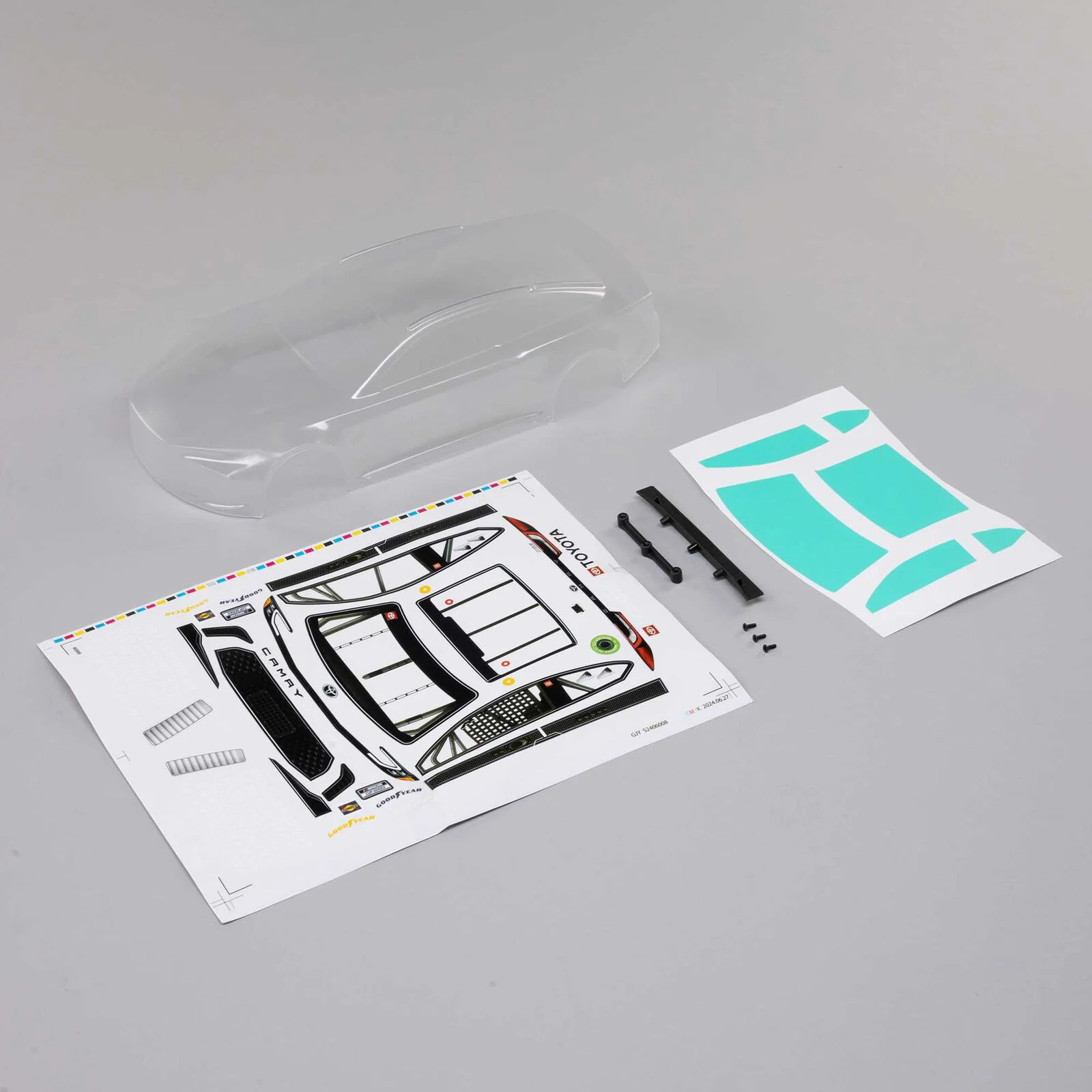 LOSI NASCAR CLEAR TOYOTA BODY