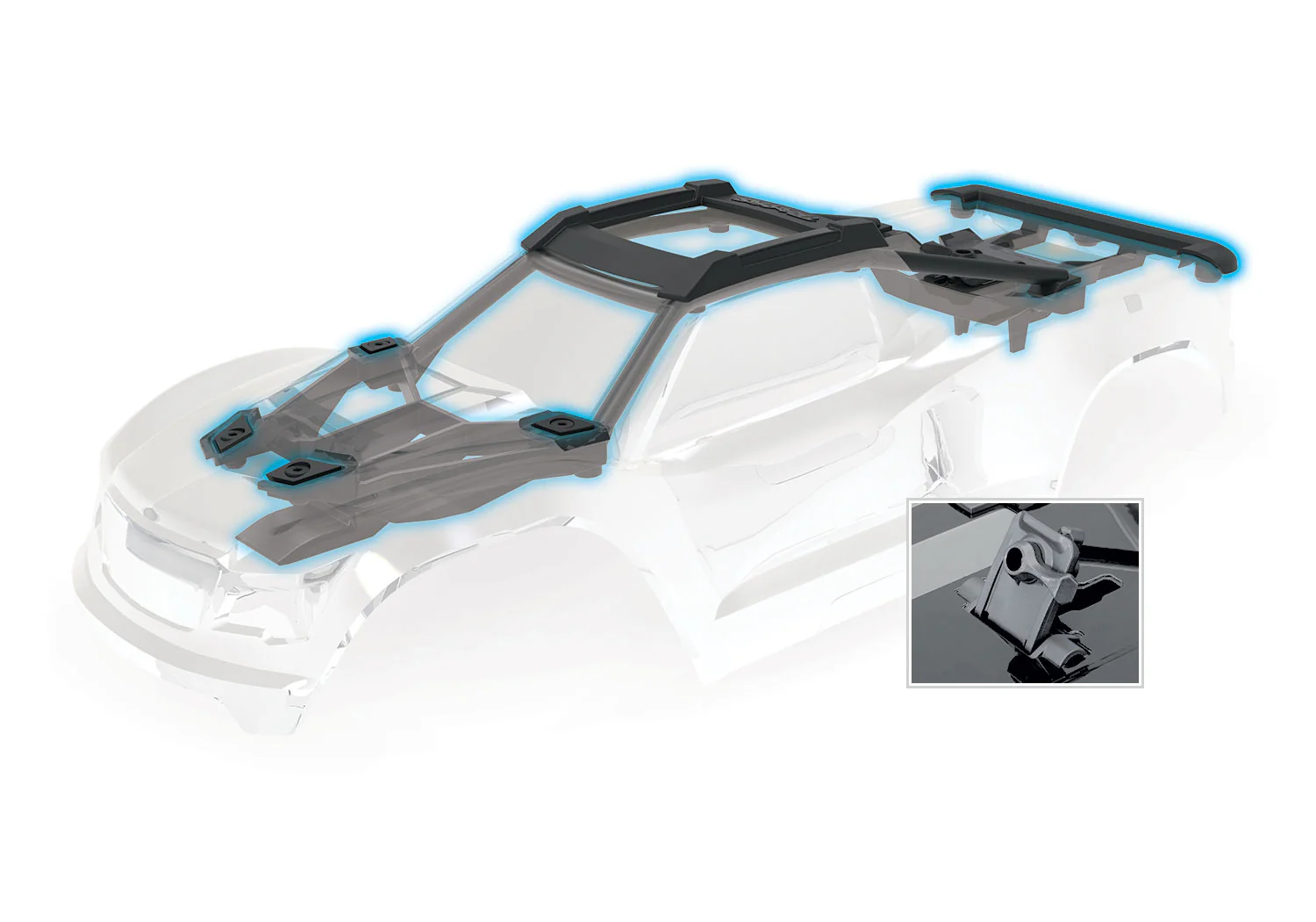 TRAXXAS MAXX V2 EXTENDED CHASS