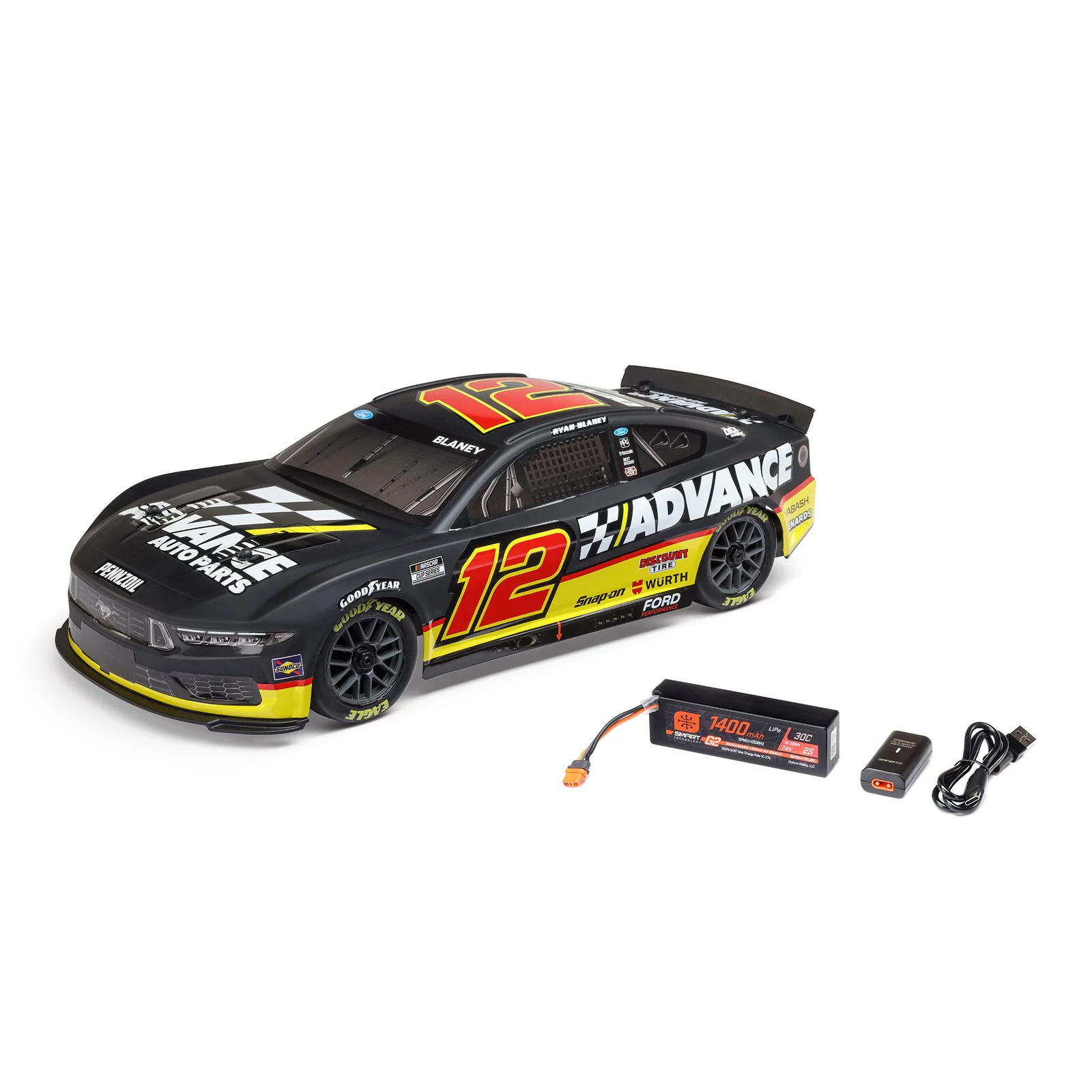 1/12 Losi NASCAR AWD No.12