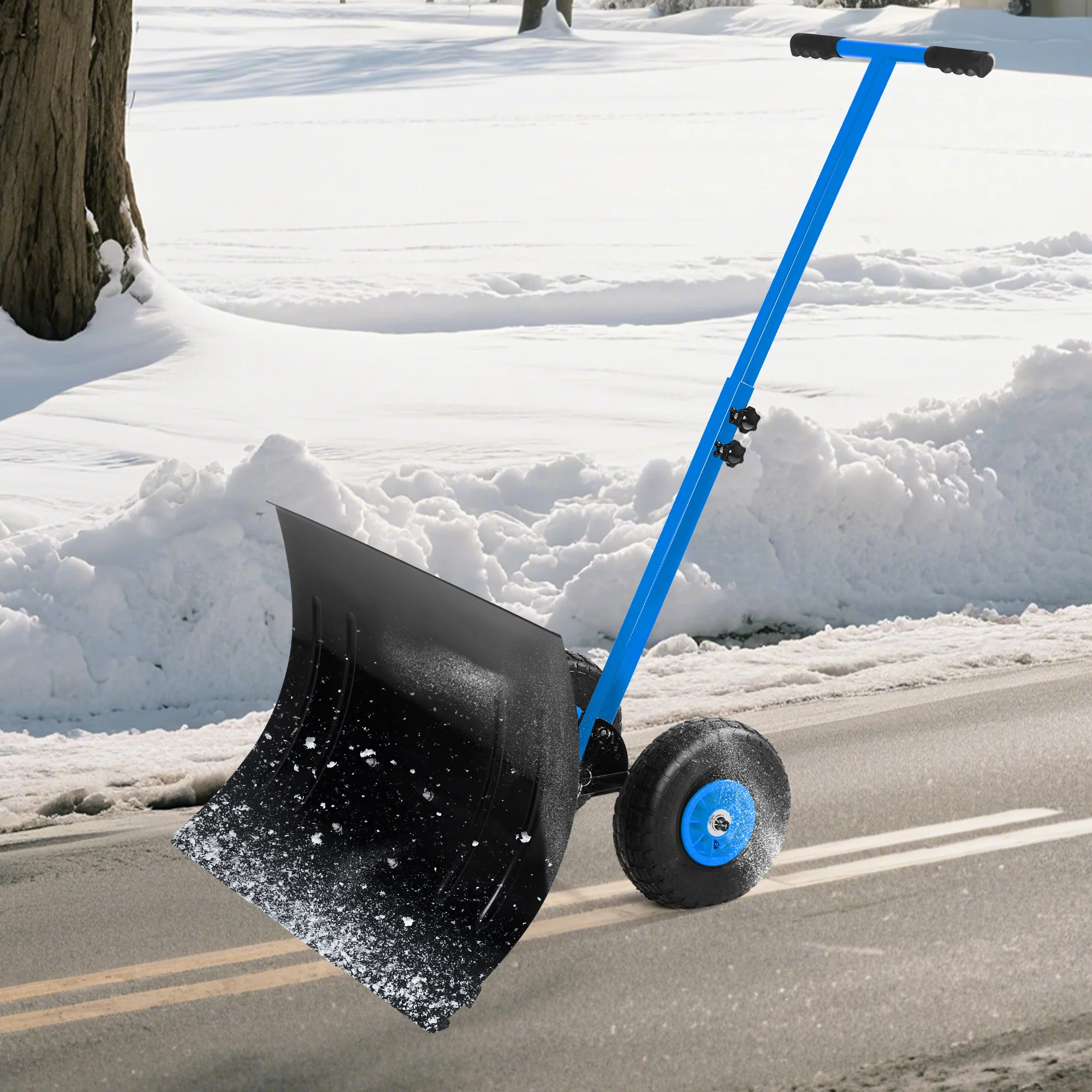 Snow Shovel with Wheels,29.1