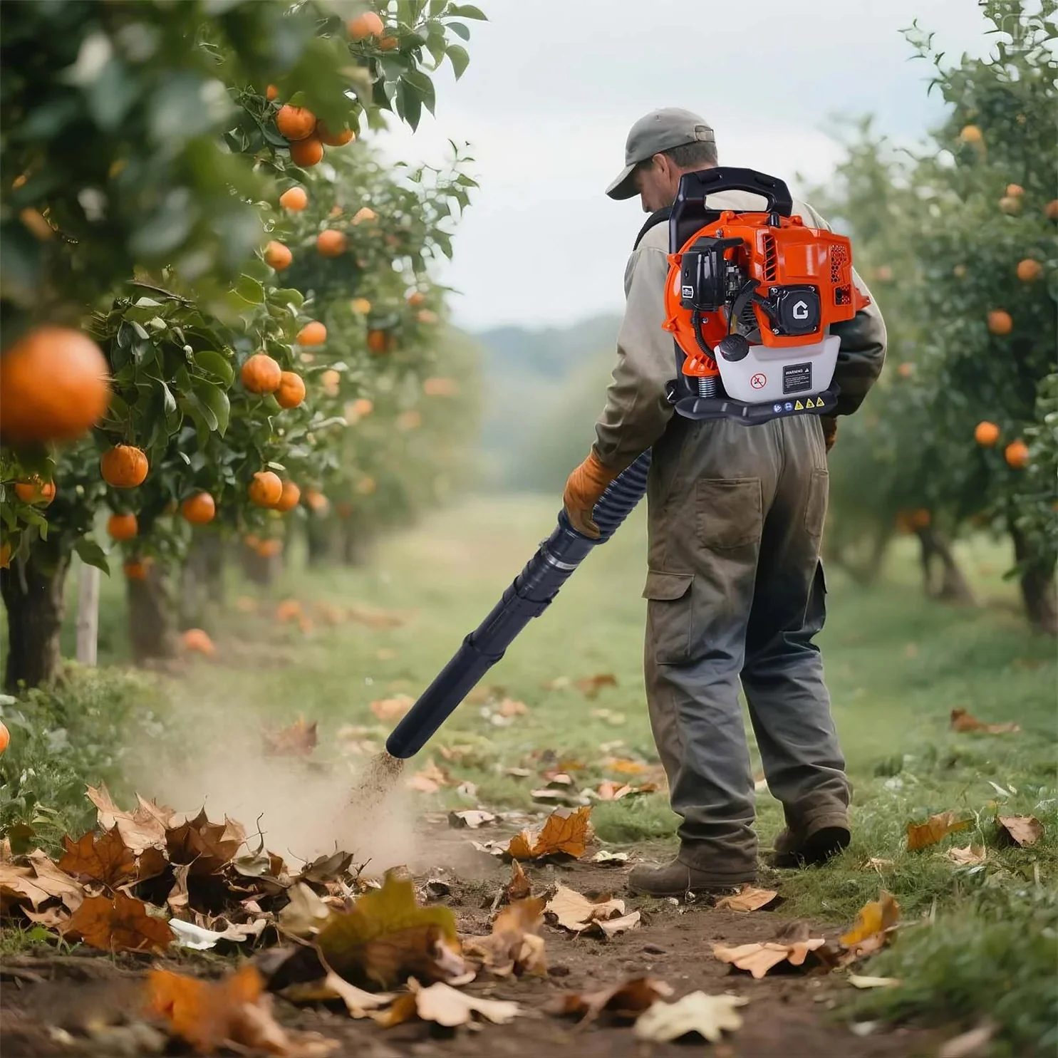 Garvee 52CC Backpack Gas Leaf Blower – 780 CFM, 270 MPH, Ergonomic, Low Vibration, Cruise Control, All-Season Yard & Snow Removal