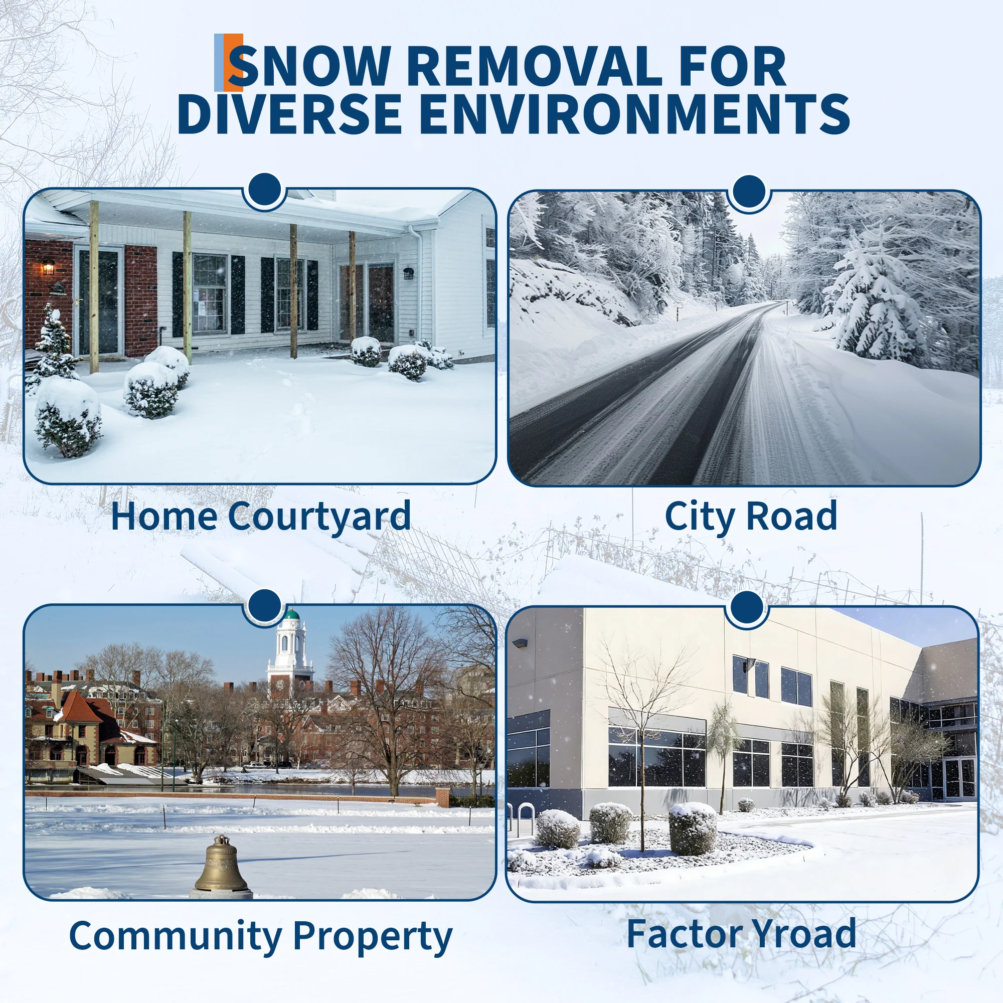 Snow Shovel with Wheels,29.1 in w x 19.3