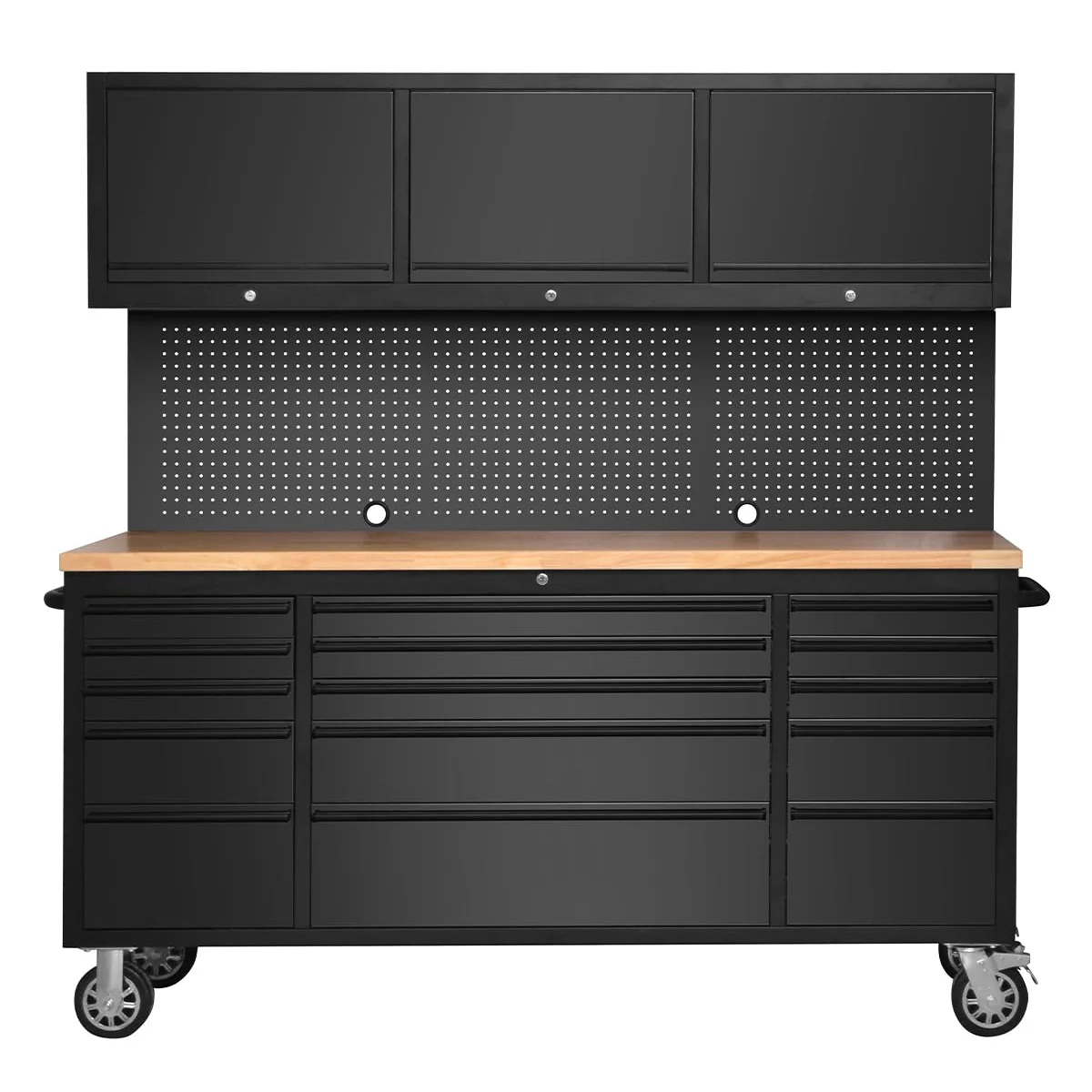 Garvee 15-Drawer Large Rolling Tool Chest, 72
