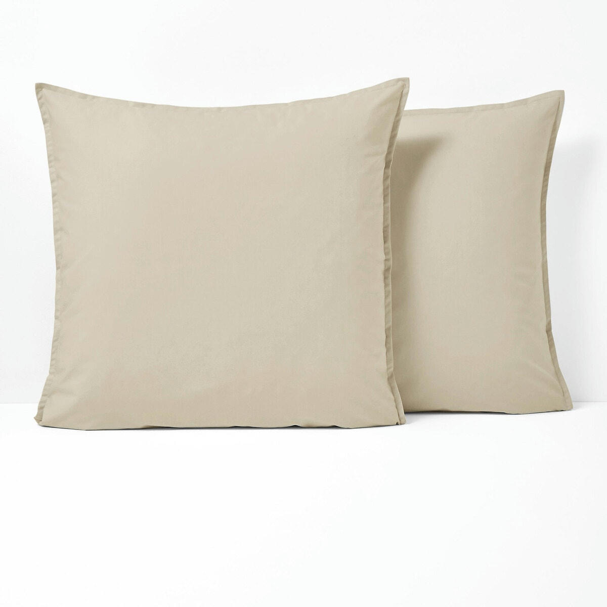 Taie d'oreiller unie percale de coton bio Scenario