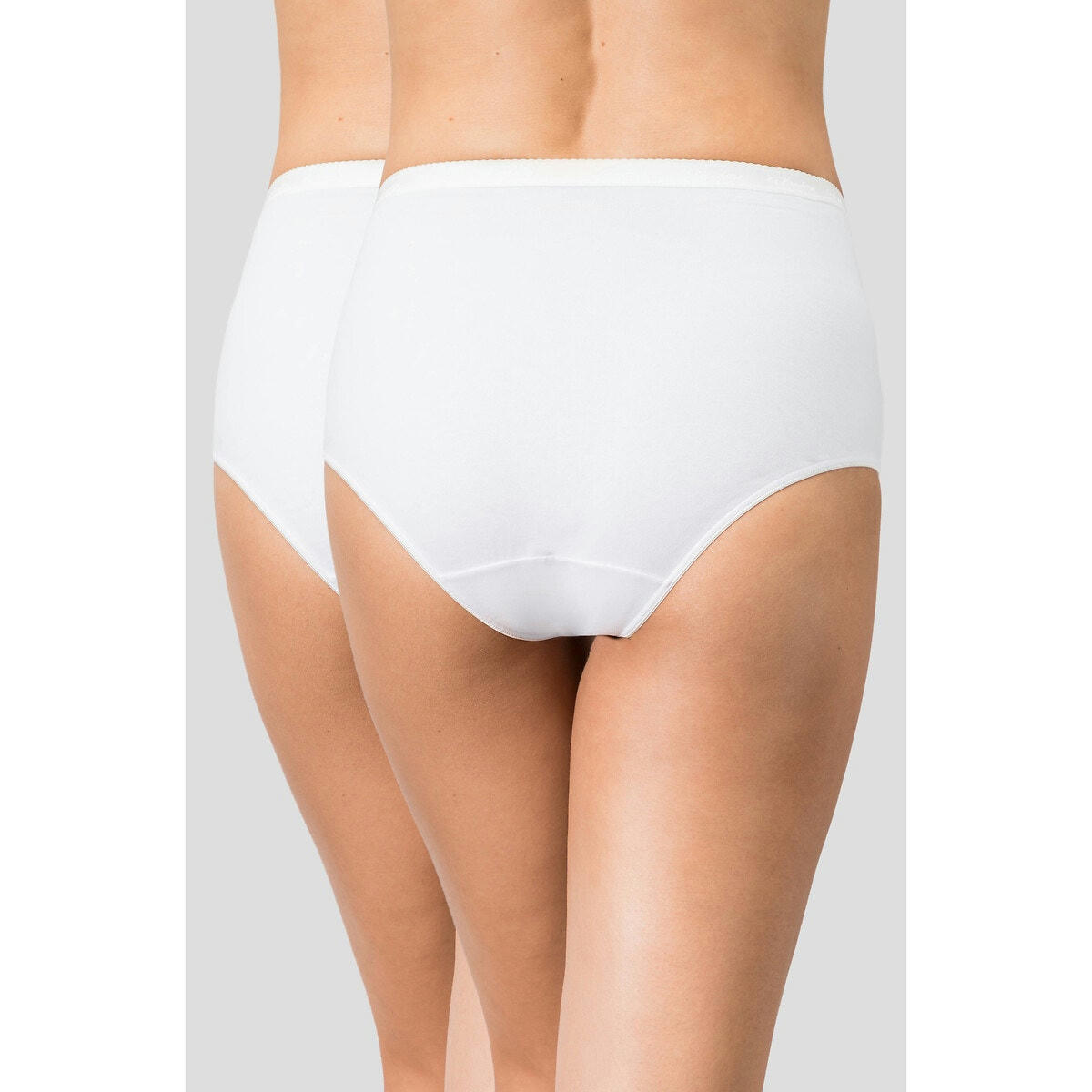 Lot de 3 + 1 gratuit slips midi en coton bio