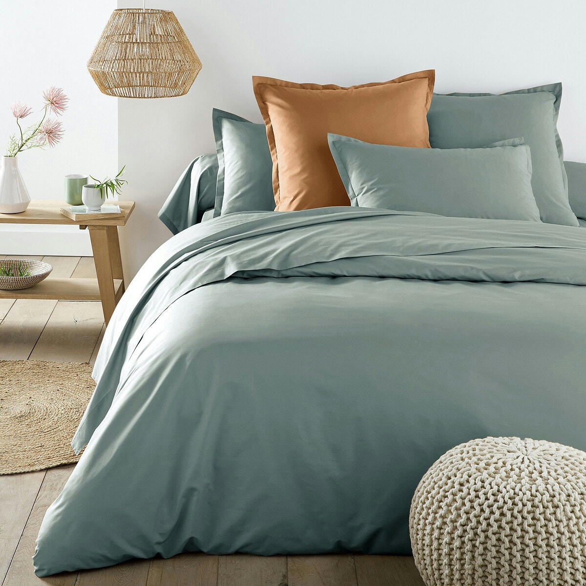 Taie de traversin percale de coton Scenario