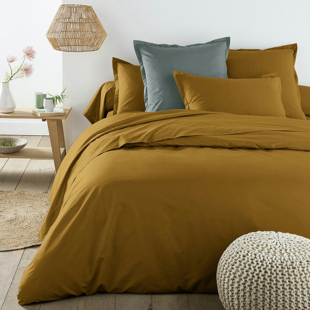 Taie de traversin percale de coton Scenario